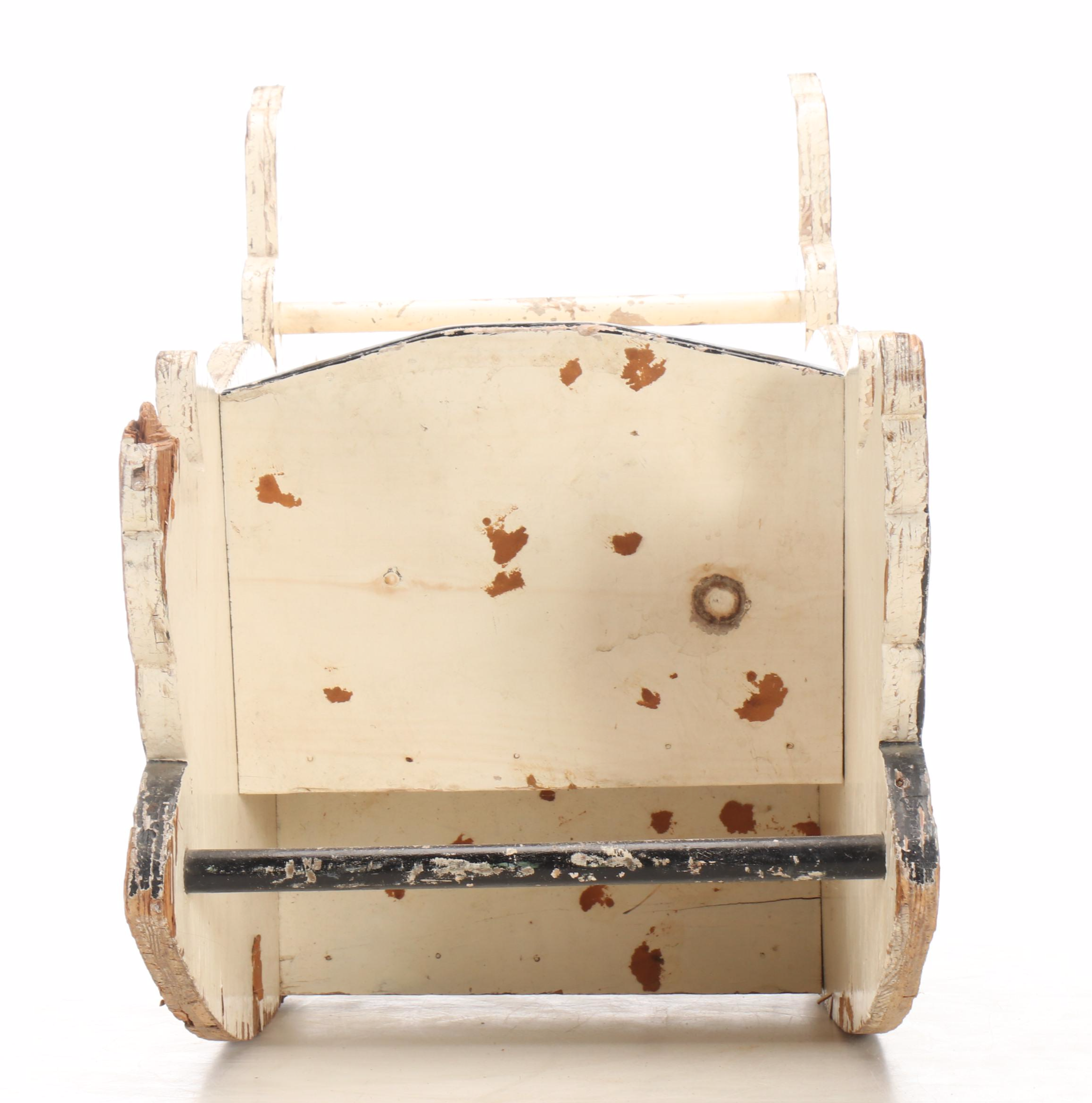 Painted Wood Duck Children's Rocking Chair