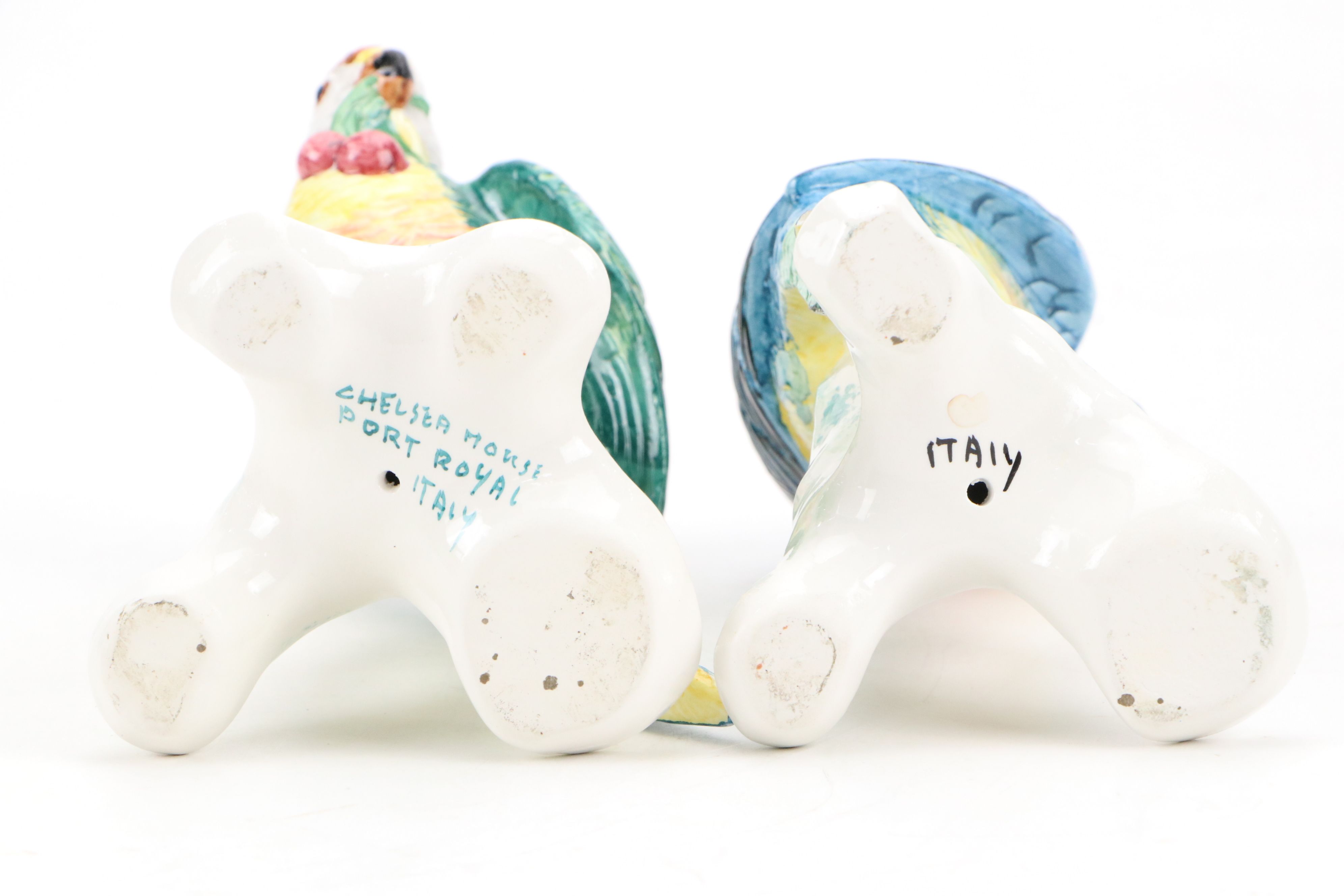 Anthropologie "Rose of Sharon" Vase with Parrot Figurines and More Ceramics