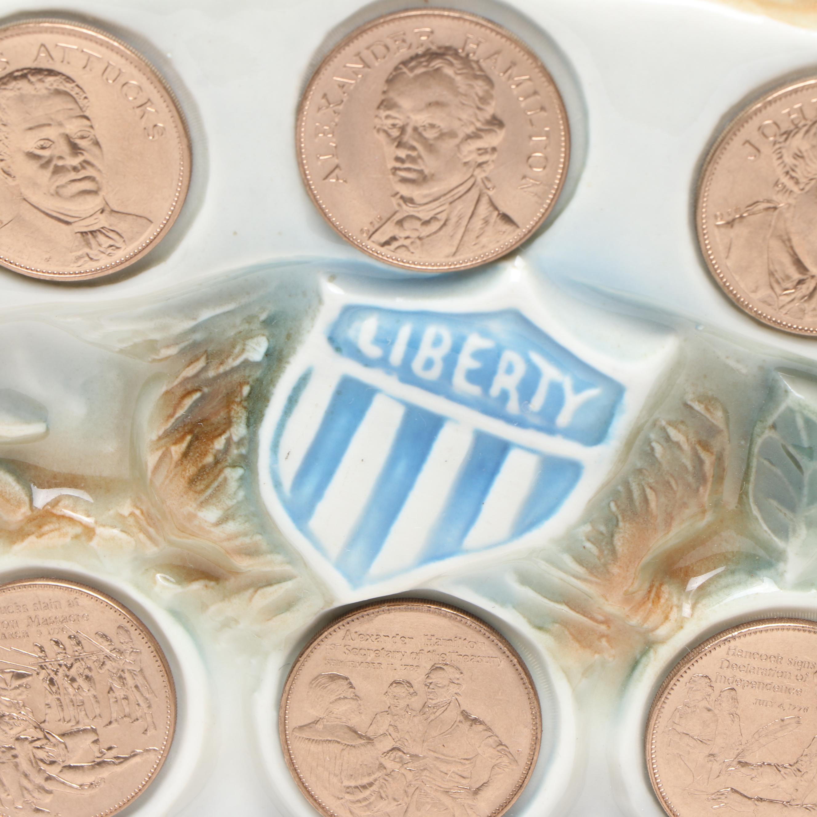 Jim Beam Ceramic Whiskey Decanters, 1970s