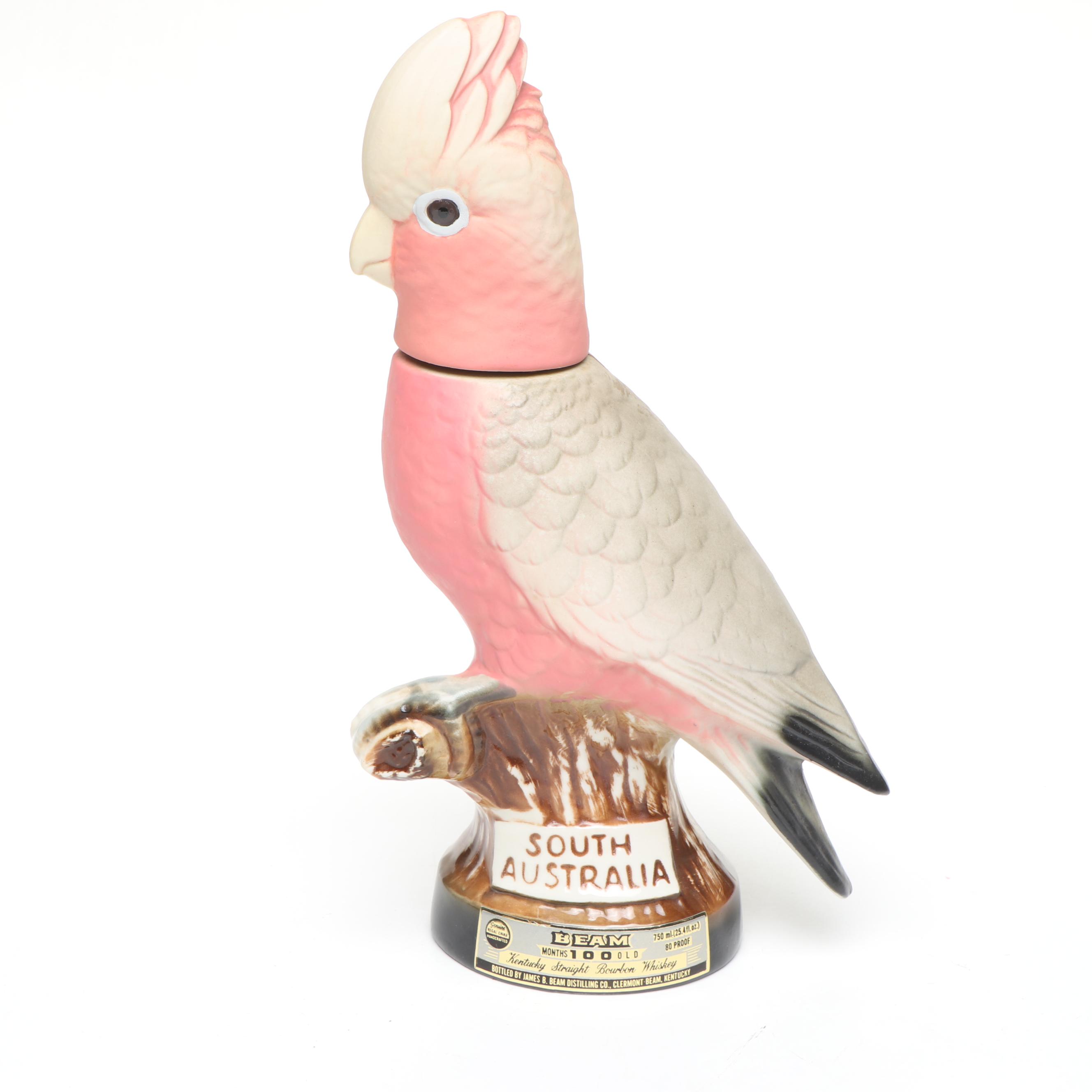 Jim Beam Ceramic Whiskey Decanters, 1970s