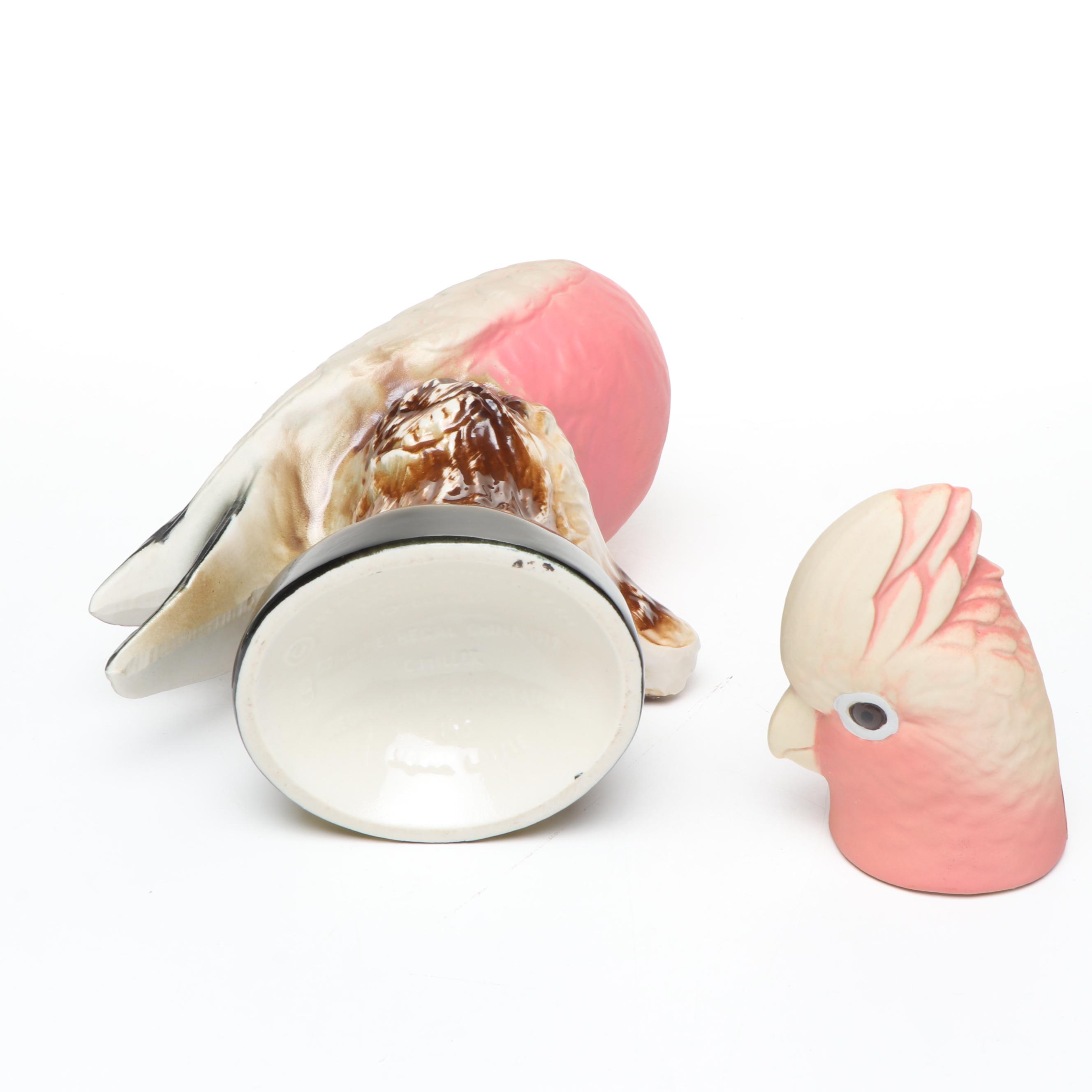 Jim Beam Ceramic Whiskey Decanters, 1970s