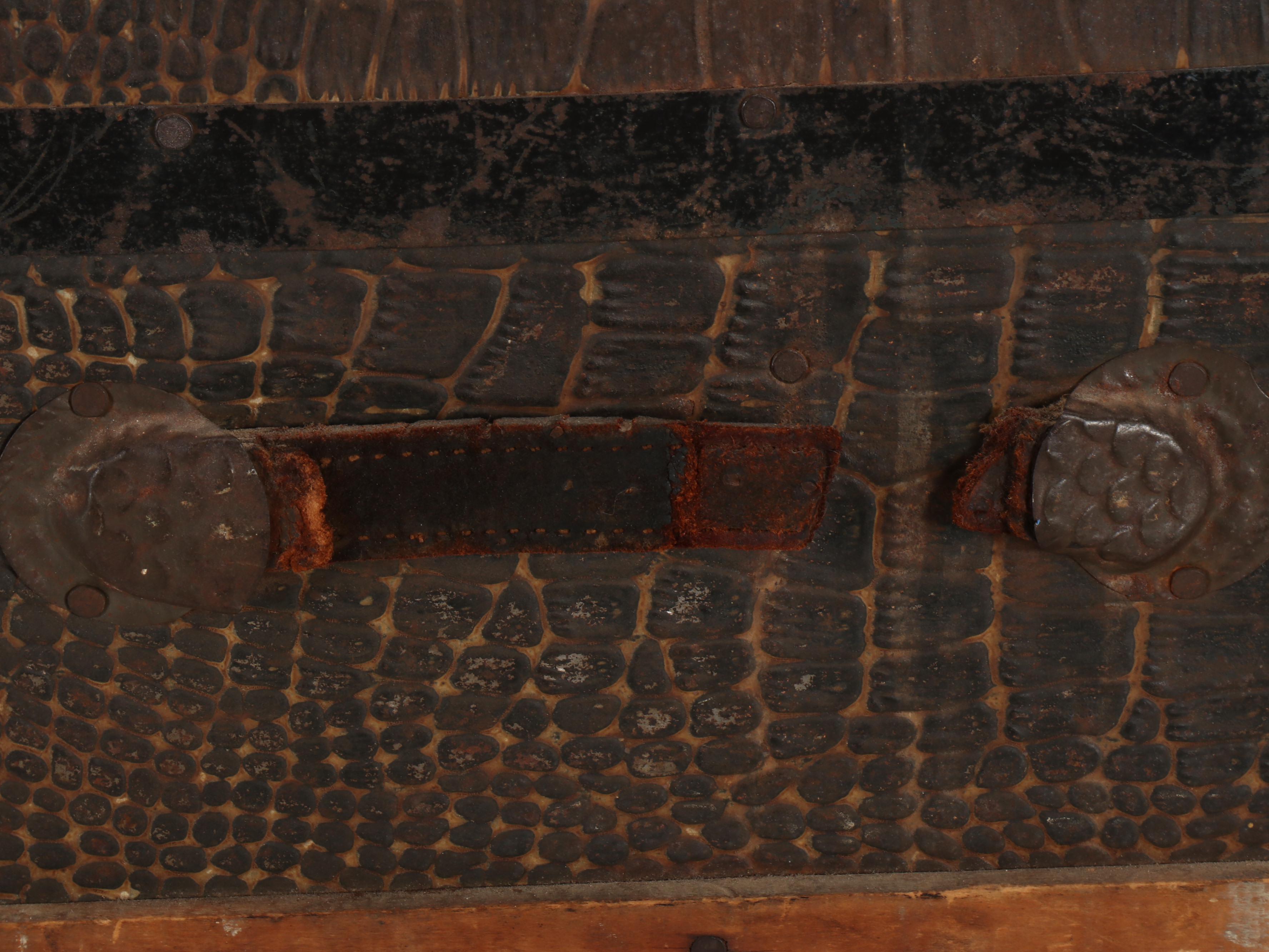 Gator Skin Steamer Trunk