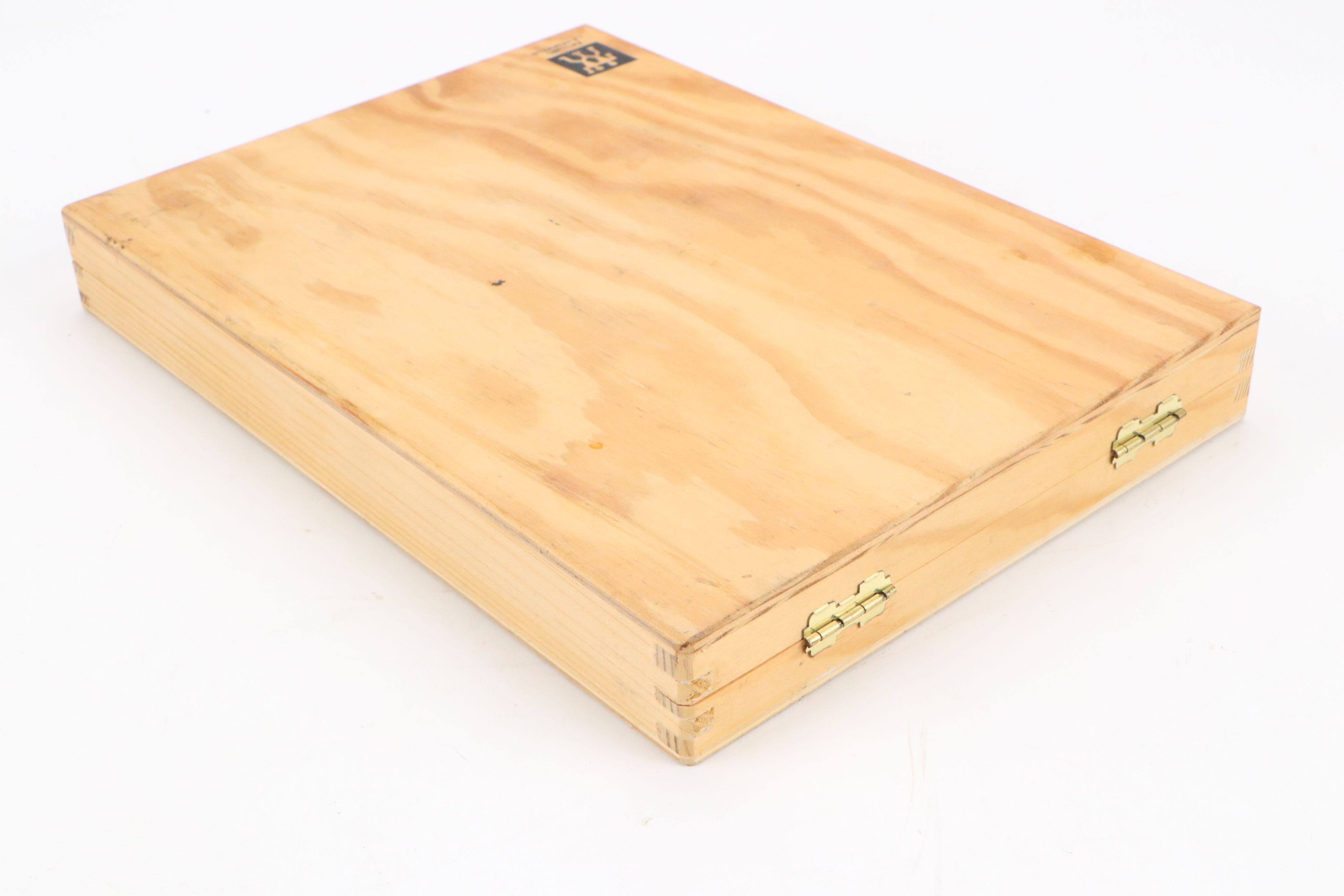 Zwilling J. A. Henckels Steak Knife Set with Wood Storage Box