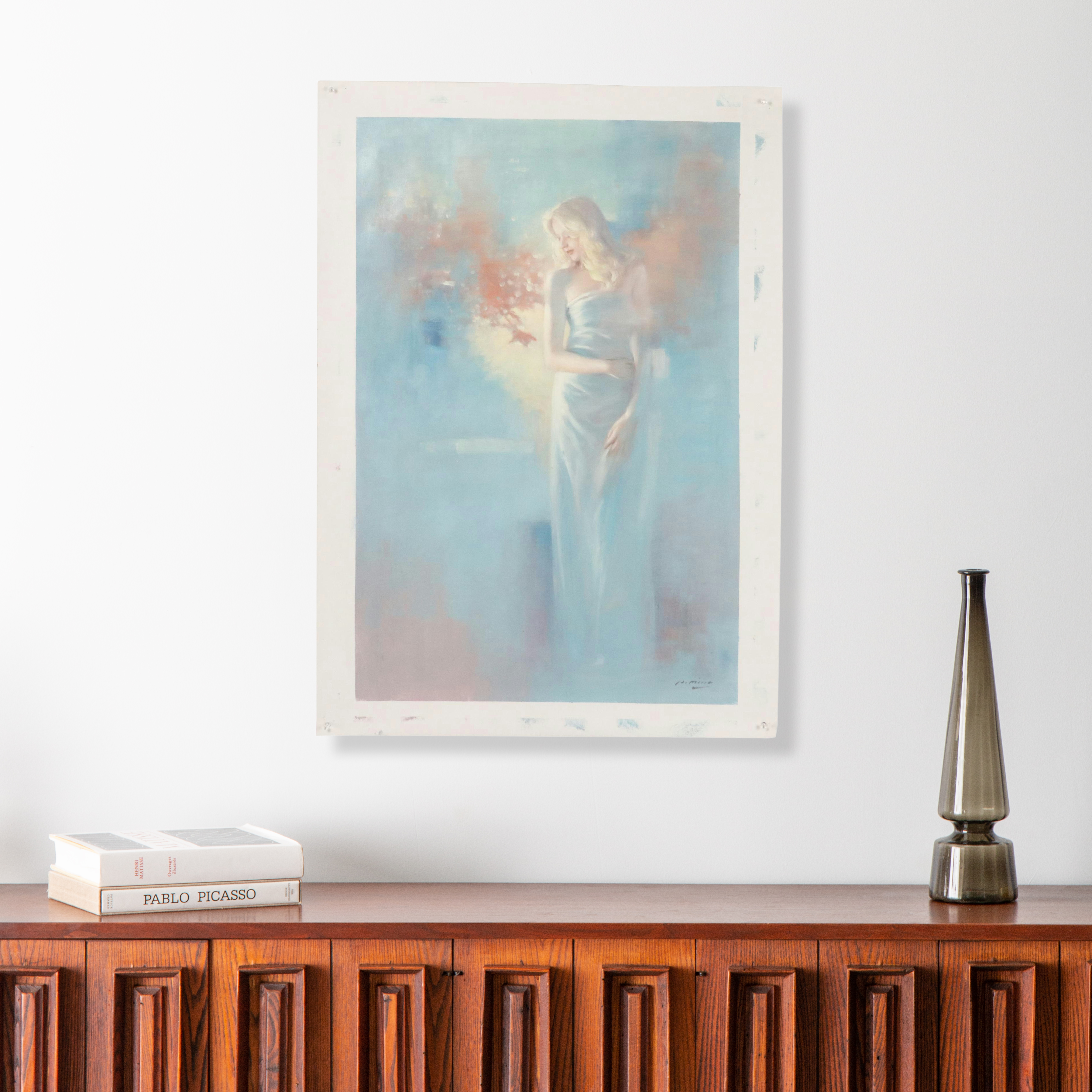 N. Ming Figural Oil Painting, 21st Century