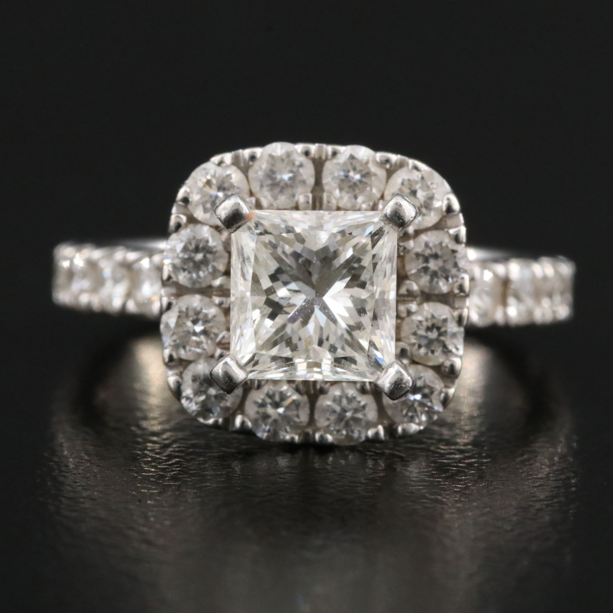 14K Neil Lane 2.46 CTW Diamond Ring with  GIA Cert