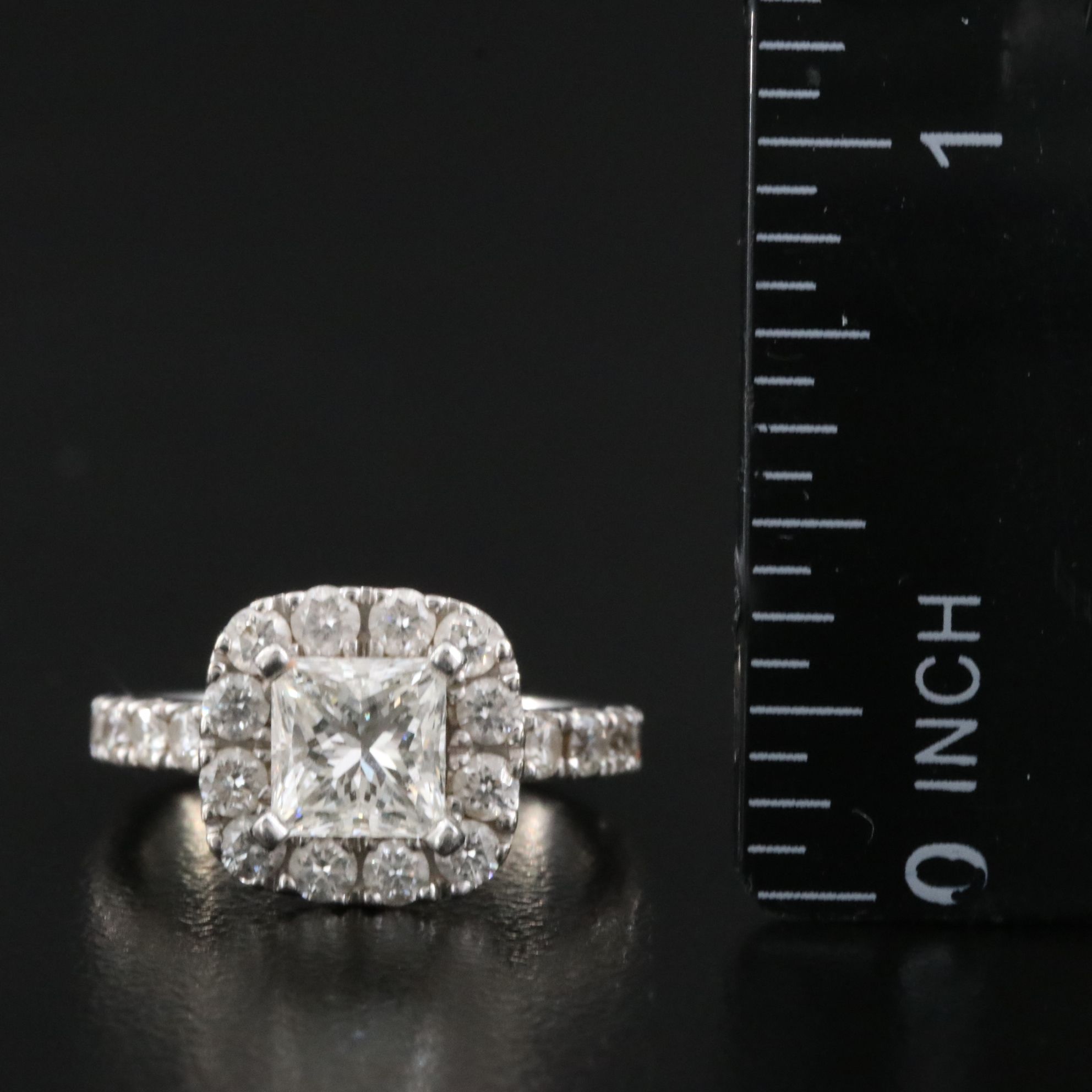 14K Neil Lane 2.46 CTW Diamond Ring with  GIA Cert