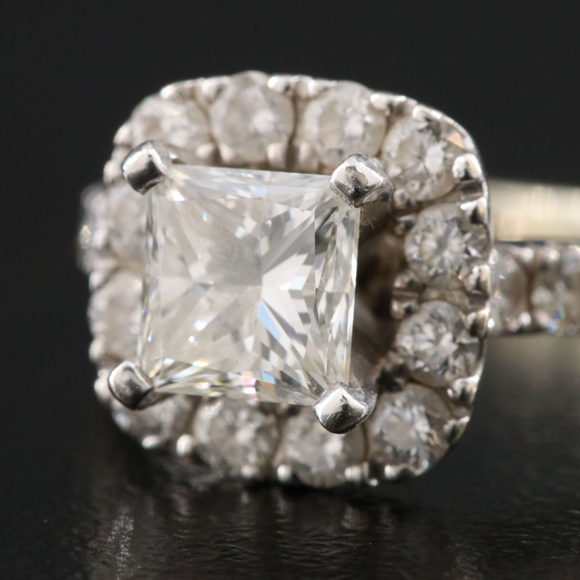 14K Neil Lane 2.46 CTW Diamond Ring with  GIA Cert