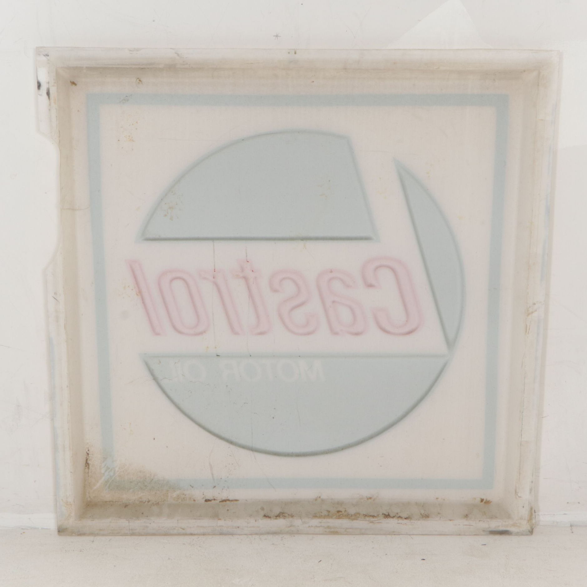 Plastic Castrol Motor Oil Advertising Sign