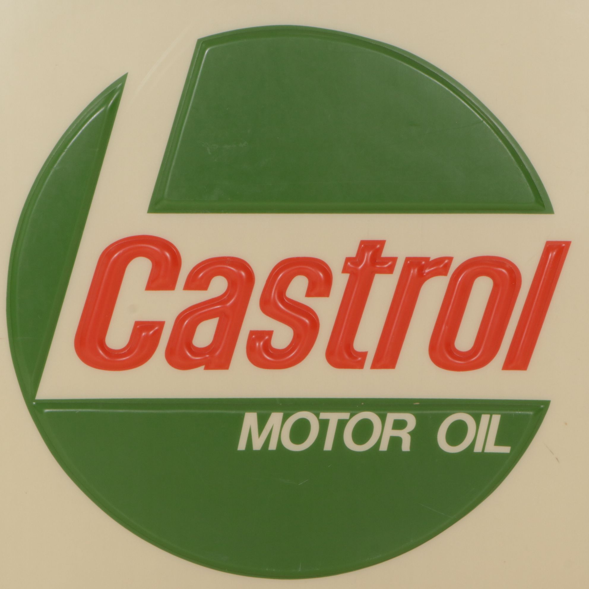 Plastic Castrol Motor Oil Advertising Sign