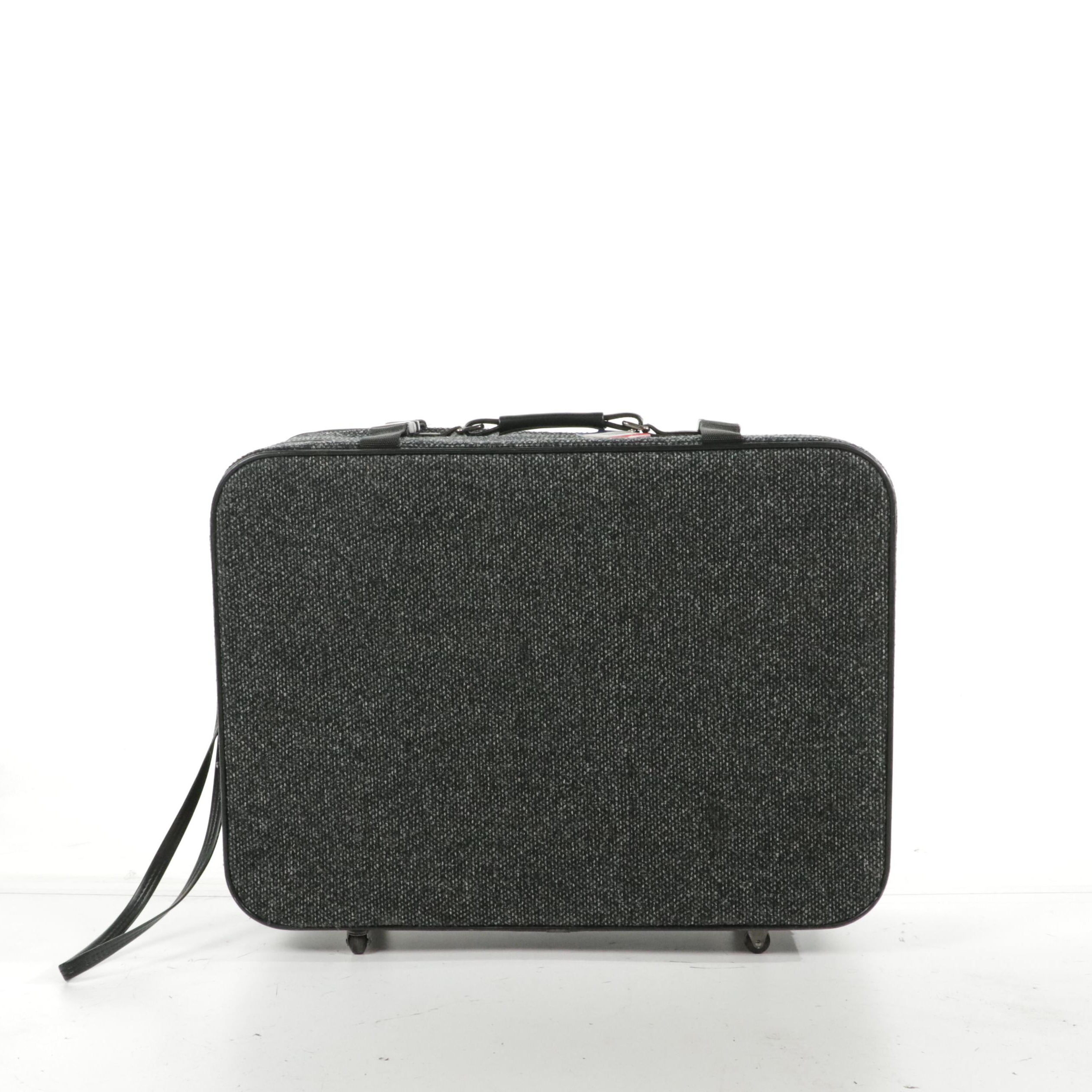 American Tourister Grey Tweed 5-Piece Luggage Set Including Garment Bag, More