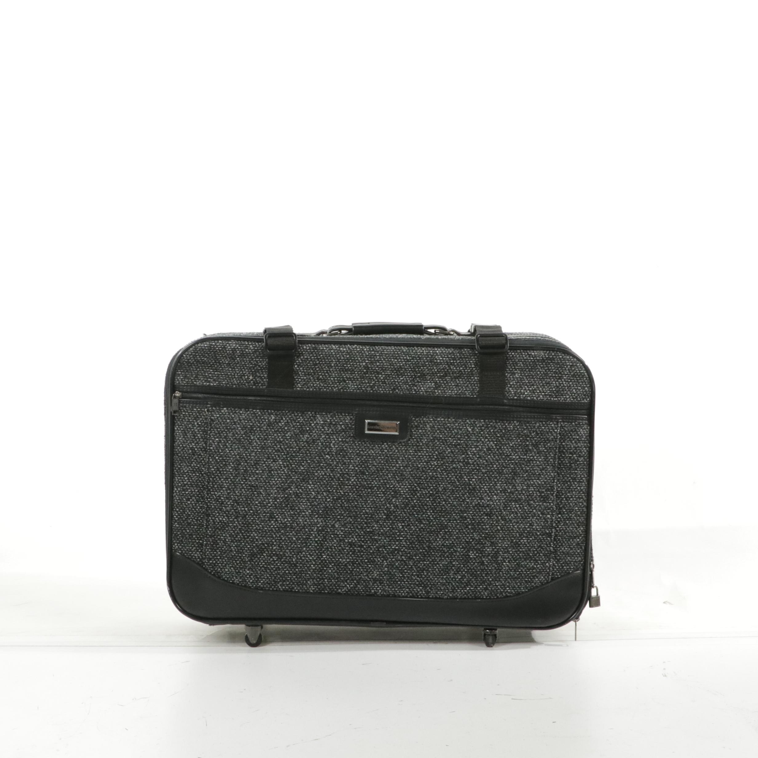 American Tourister Grey Tweed 5-Piece Luggage Set Including Garment Bag, More