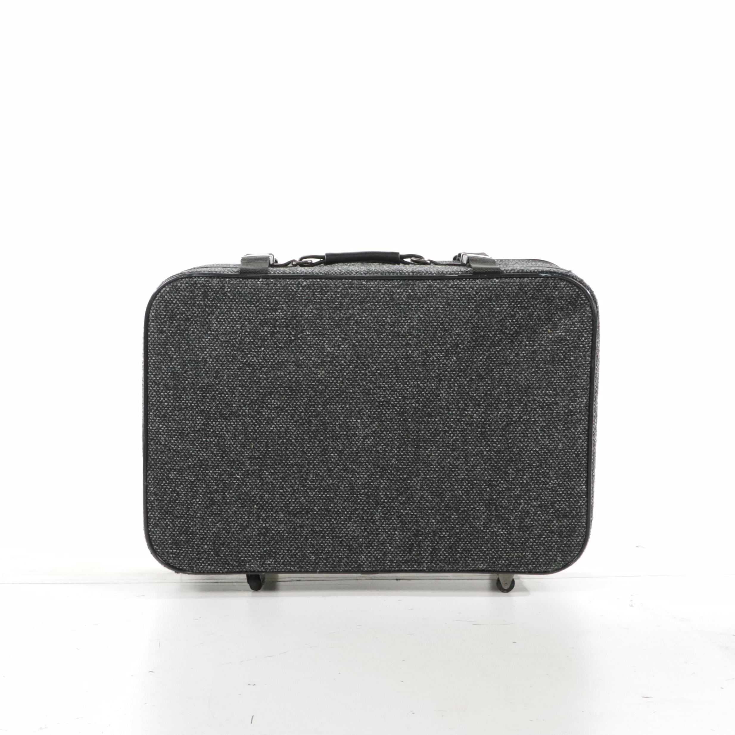 American Tourister Grey Tweed 5-Piece Luggage Set Including Garment Bag, More