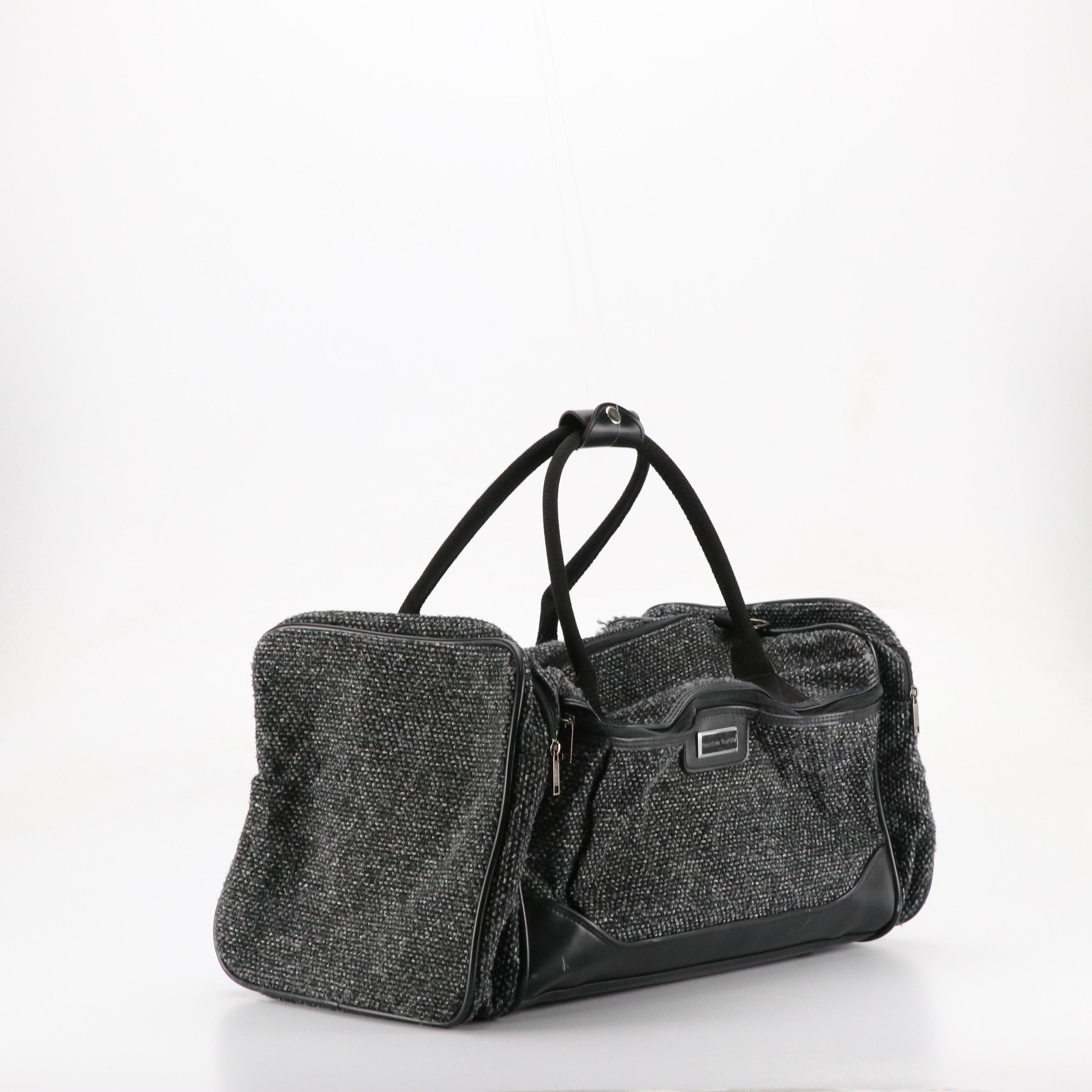 American Tourister Grey Tweed 5-Piece Luggage Set Including Garment Bag, More