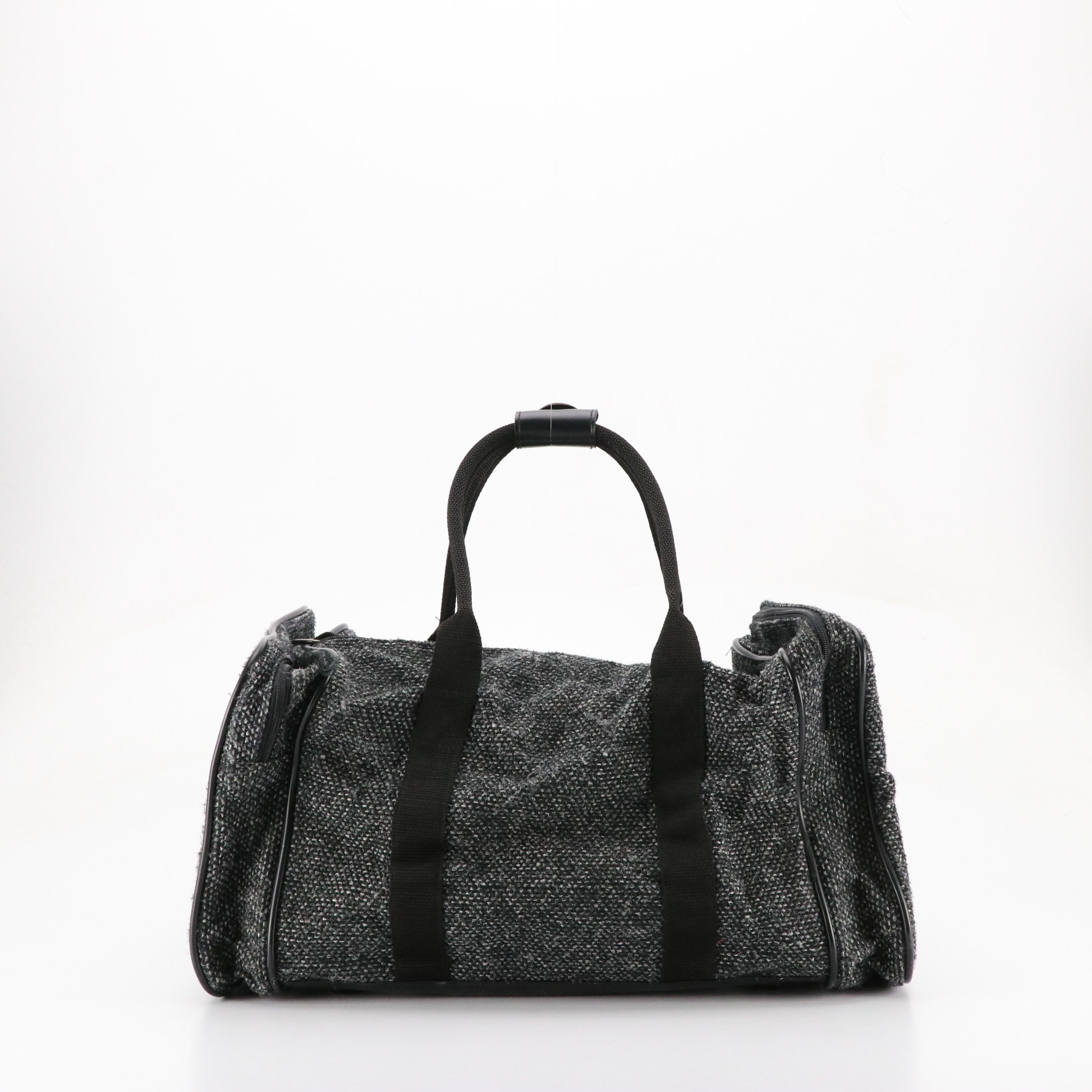 American Tourister Grey Tweed 5-Piece Luggage Set Including Garment Bag, More