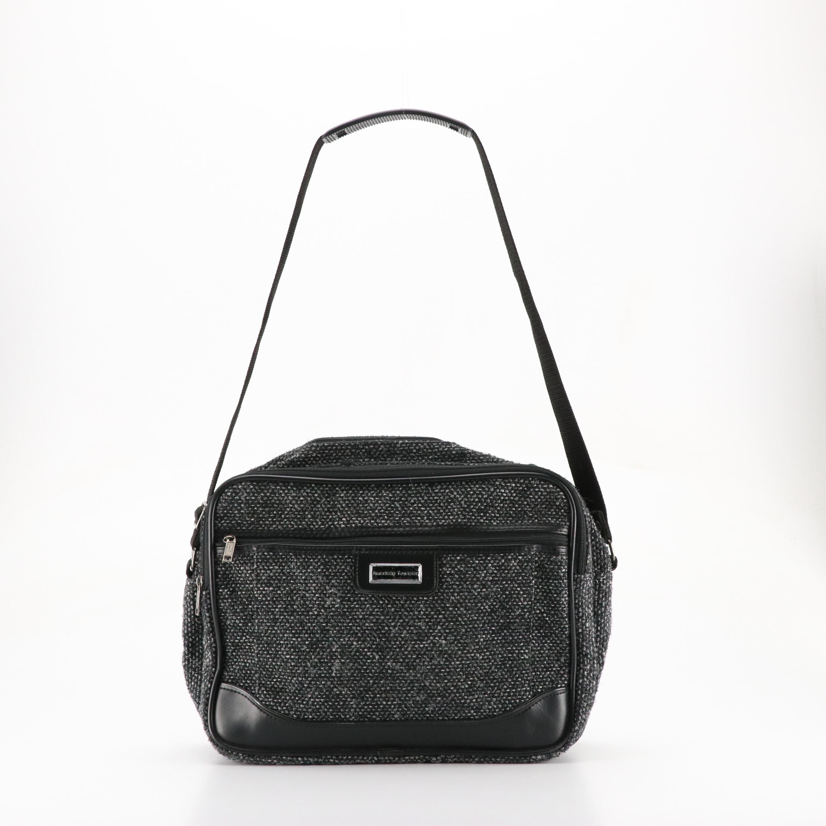 American Tourister Grey Tweed 5-Piece Luggage Set Including Garment Bag, More