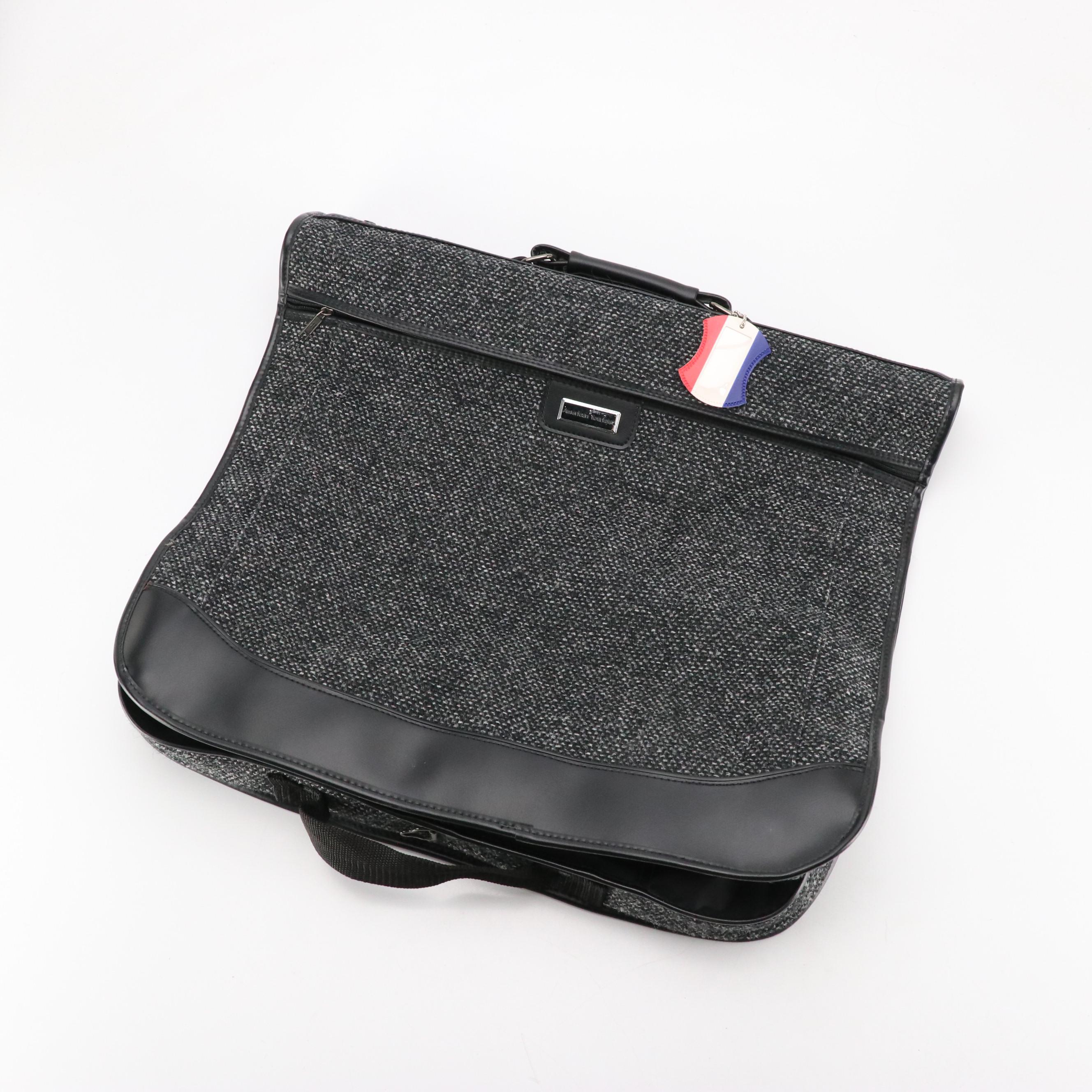 American Tourister Grey Tweed 5-Piece Luggage Set Including Garment Bag, More