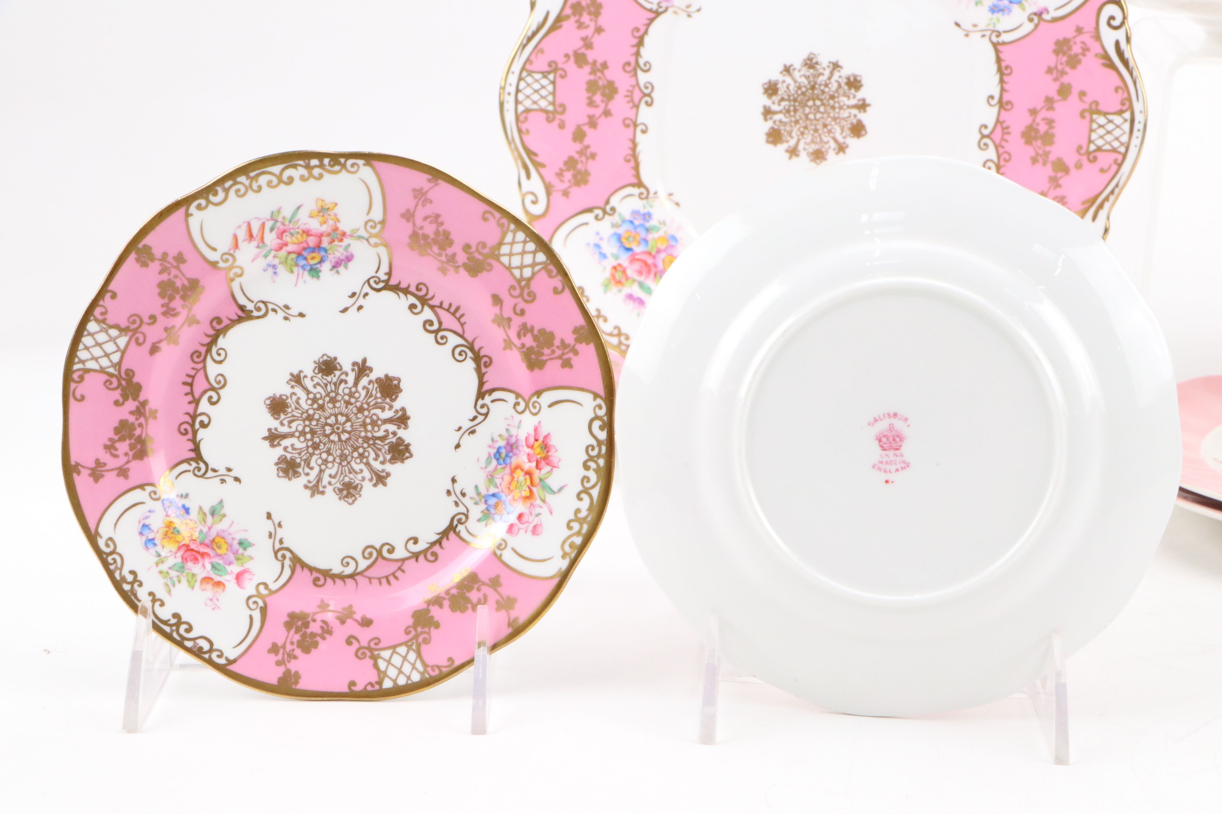 Johnson Bros., Coalport, and Salisbury Porcelain Plates