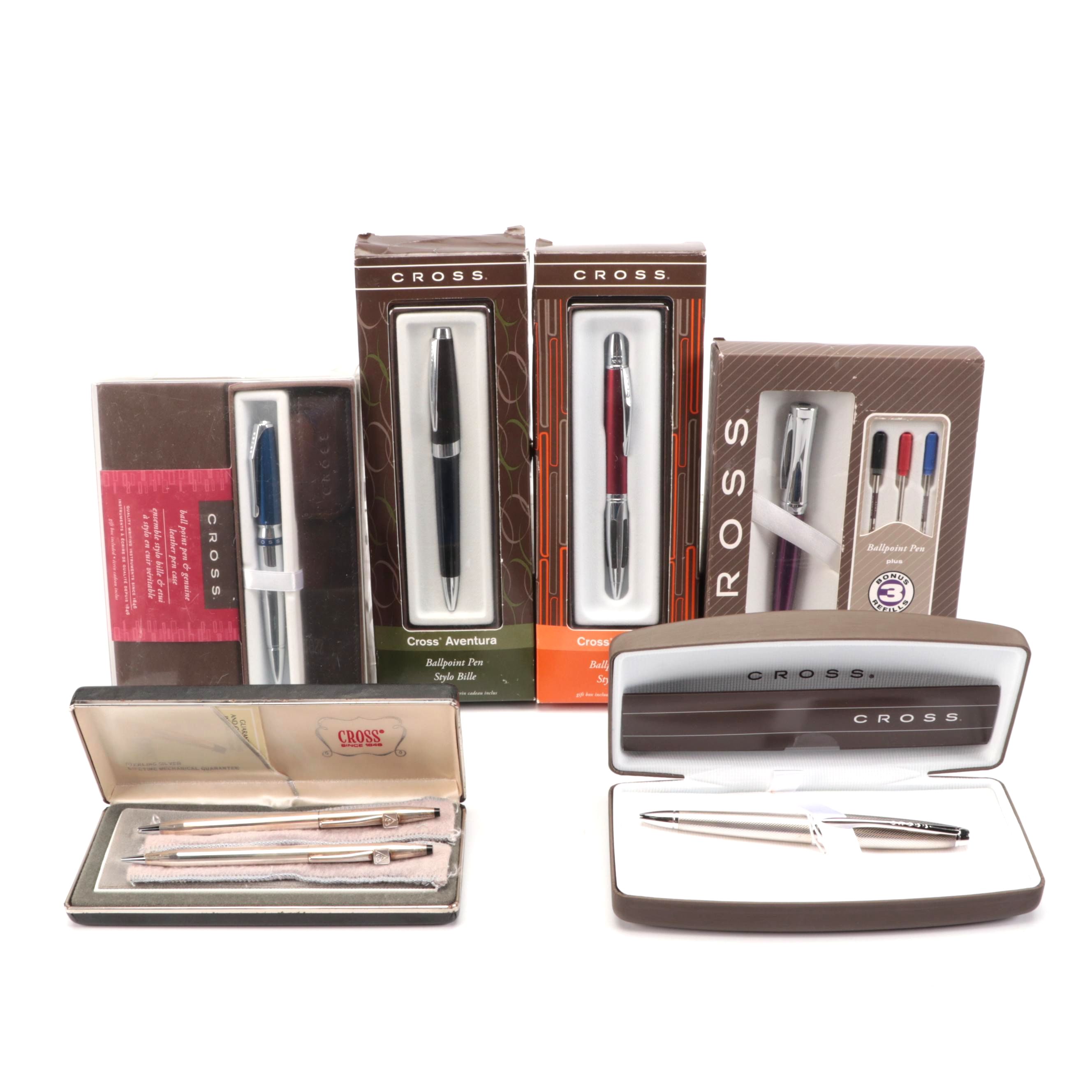 Cross "Aventura," "Contour" with More Ballpoint Pens and Mechanical Pencils