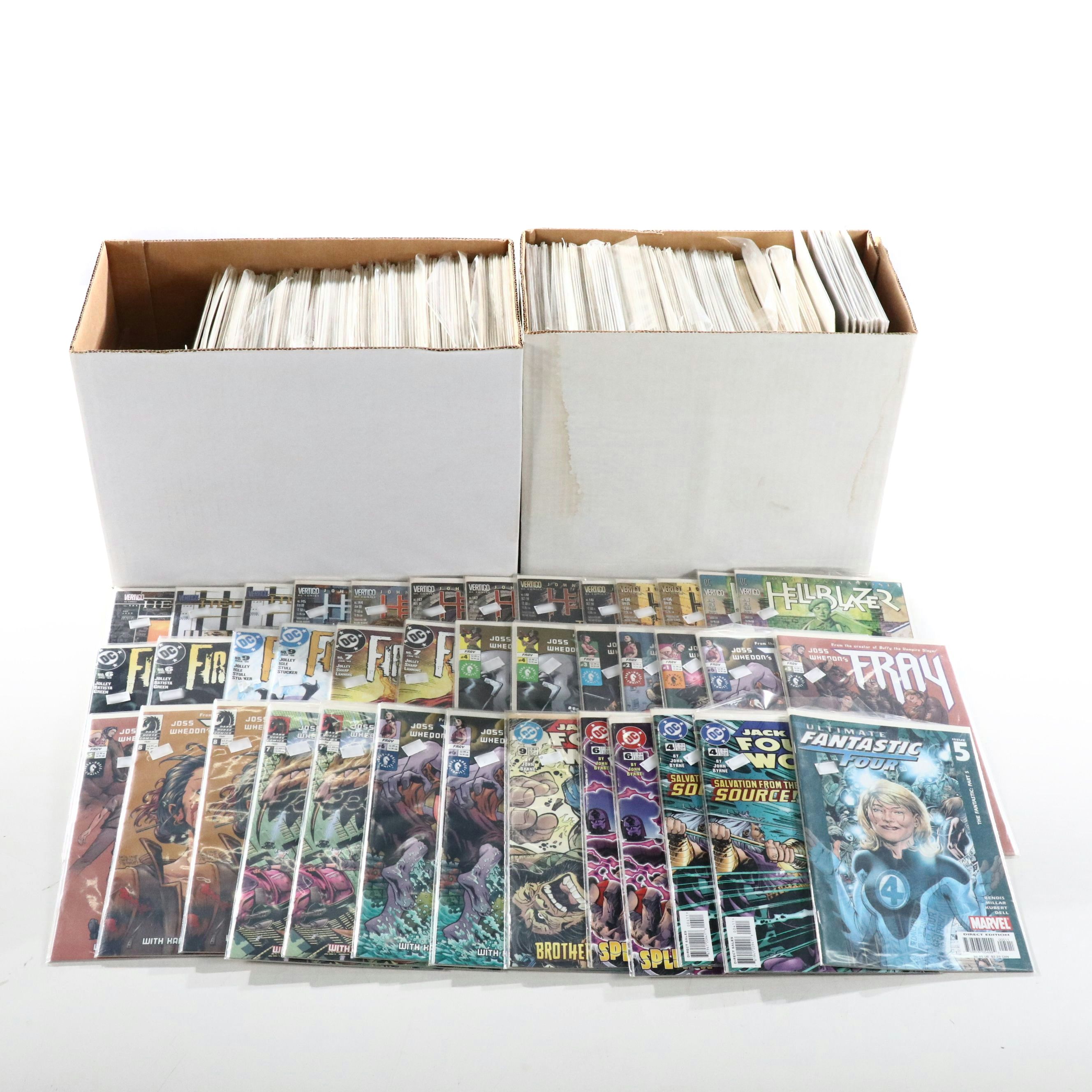 Modern Age Comic Books Featuring "Firestorm", "Fantastic Four", and More