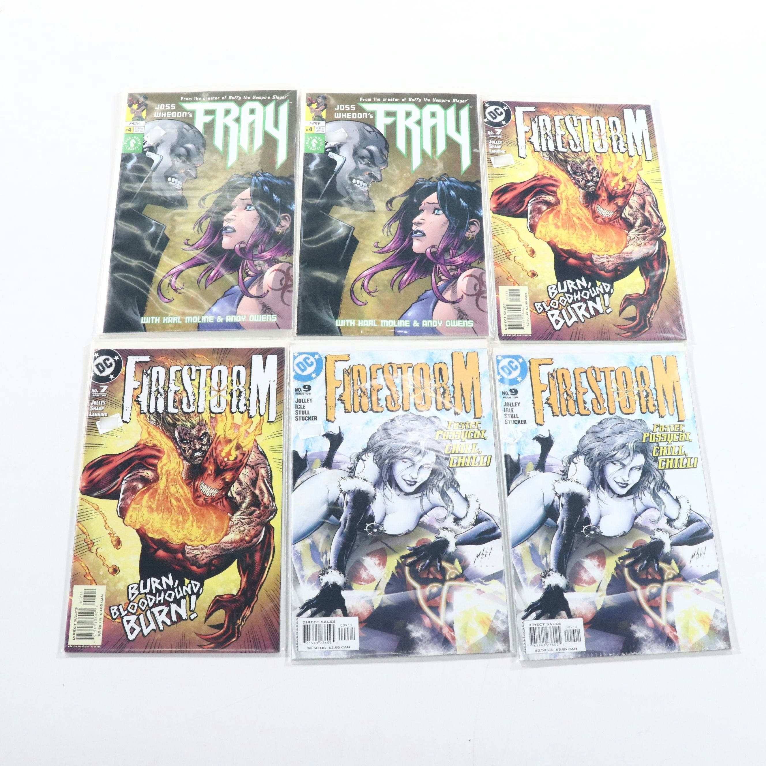 Modern Age Comic Books Featuring "Firestorm", "Fantastic Four", and More