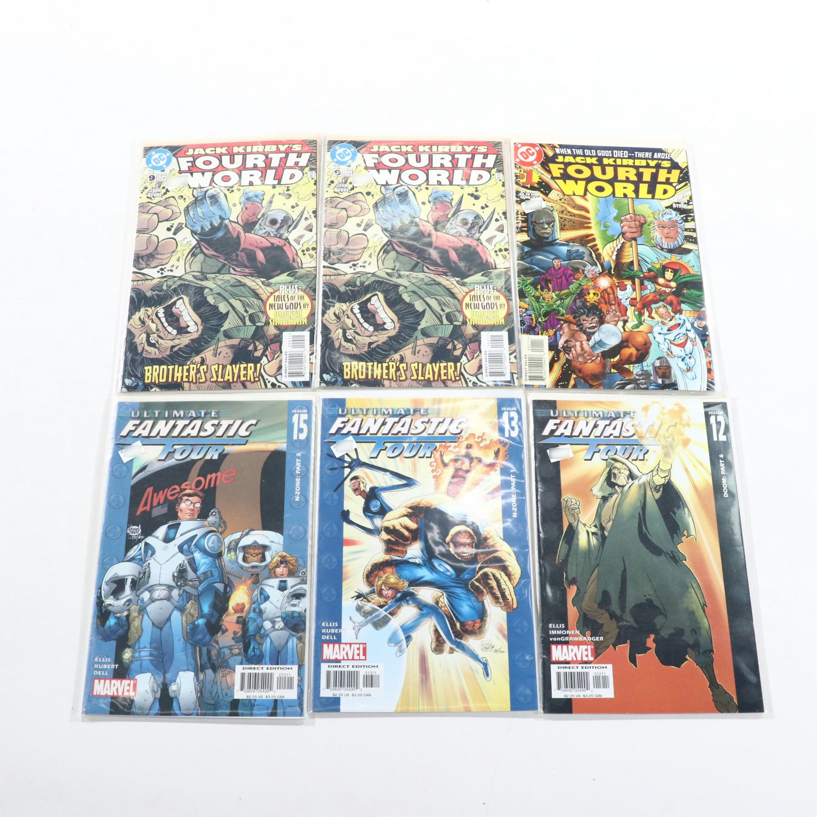 Modern Age Comic Books Featuring "Firestorm", "Fantastic Four", and More