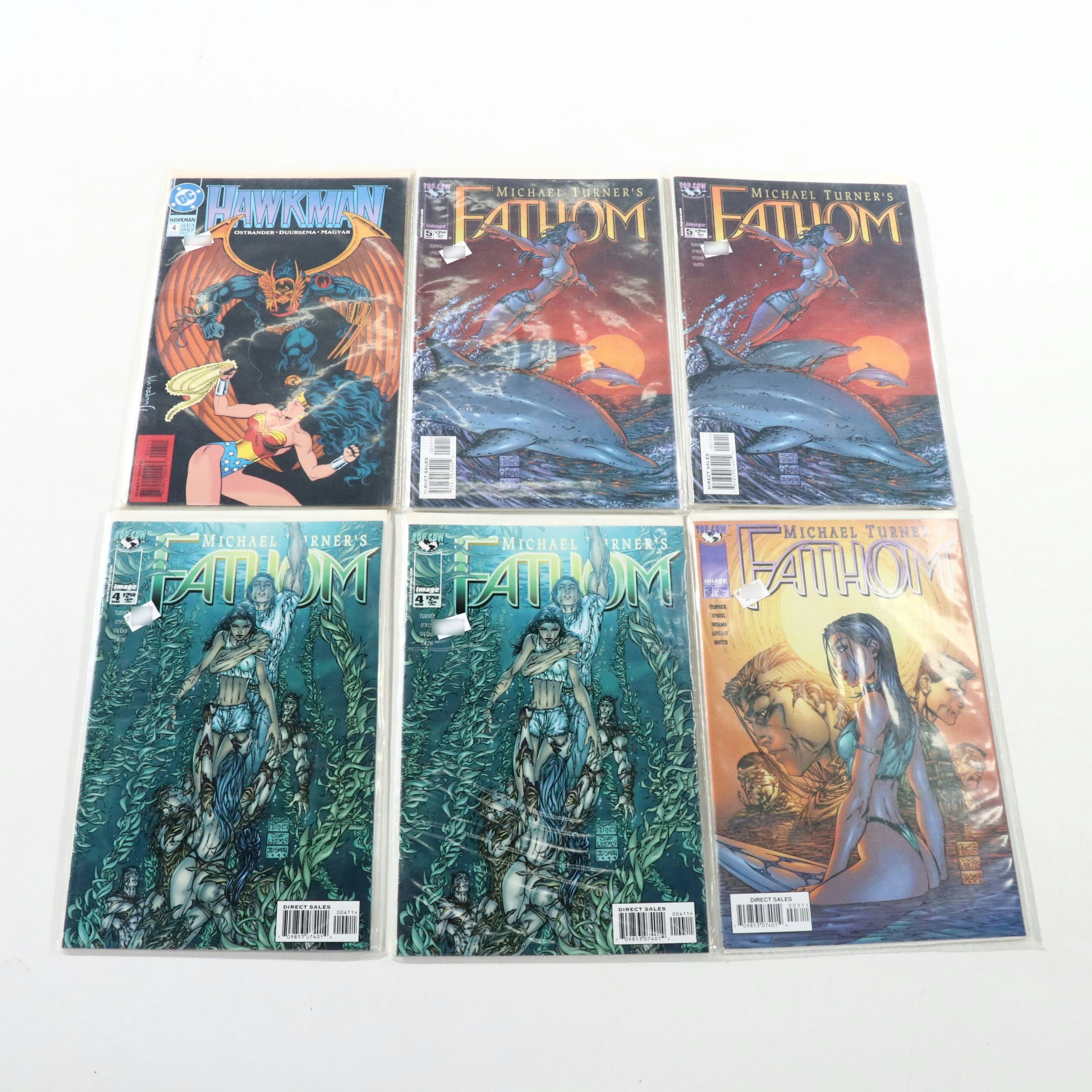 Modern Age Comic Books Featuring "Hawkman", "Gate Crasher" and More