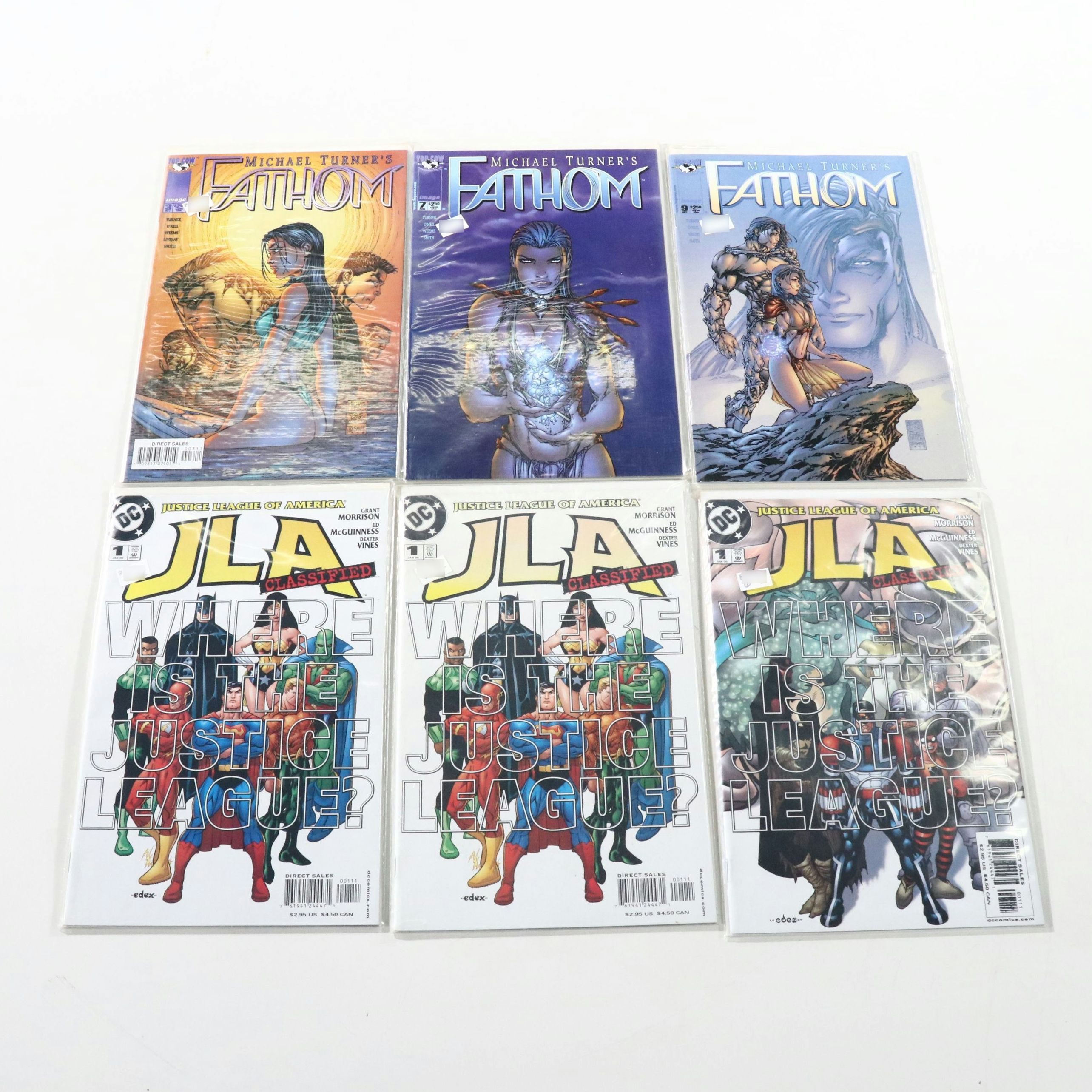 Modern Age Comic Books Featuring "Hawkman", "Gate Crasher" and More