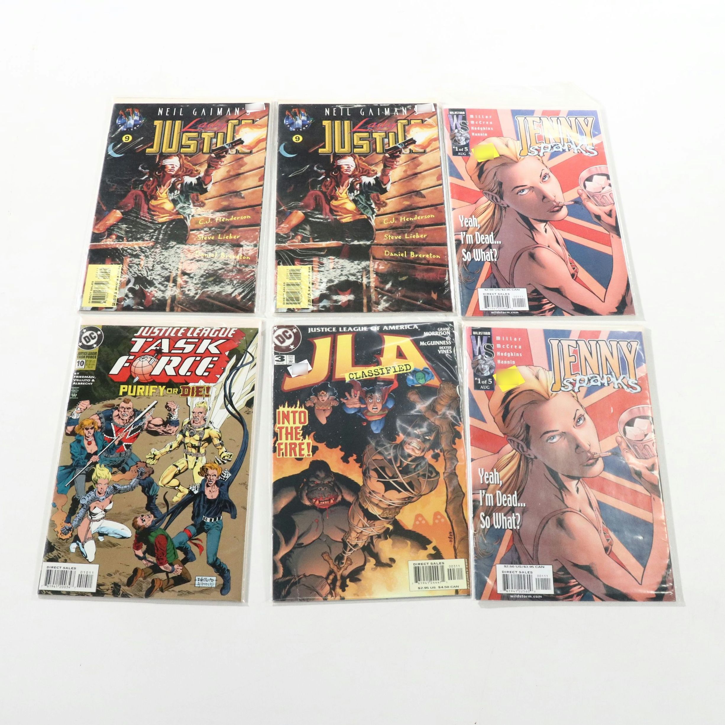 Modern Age Comic Books Featuring "Hawkman", "Gate Crasher" and More