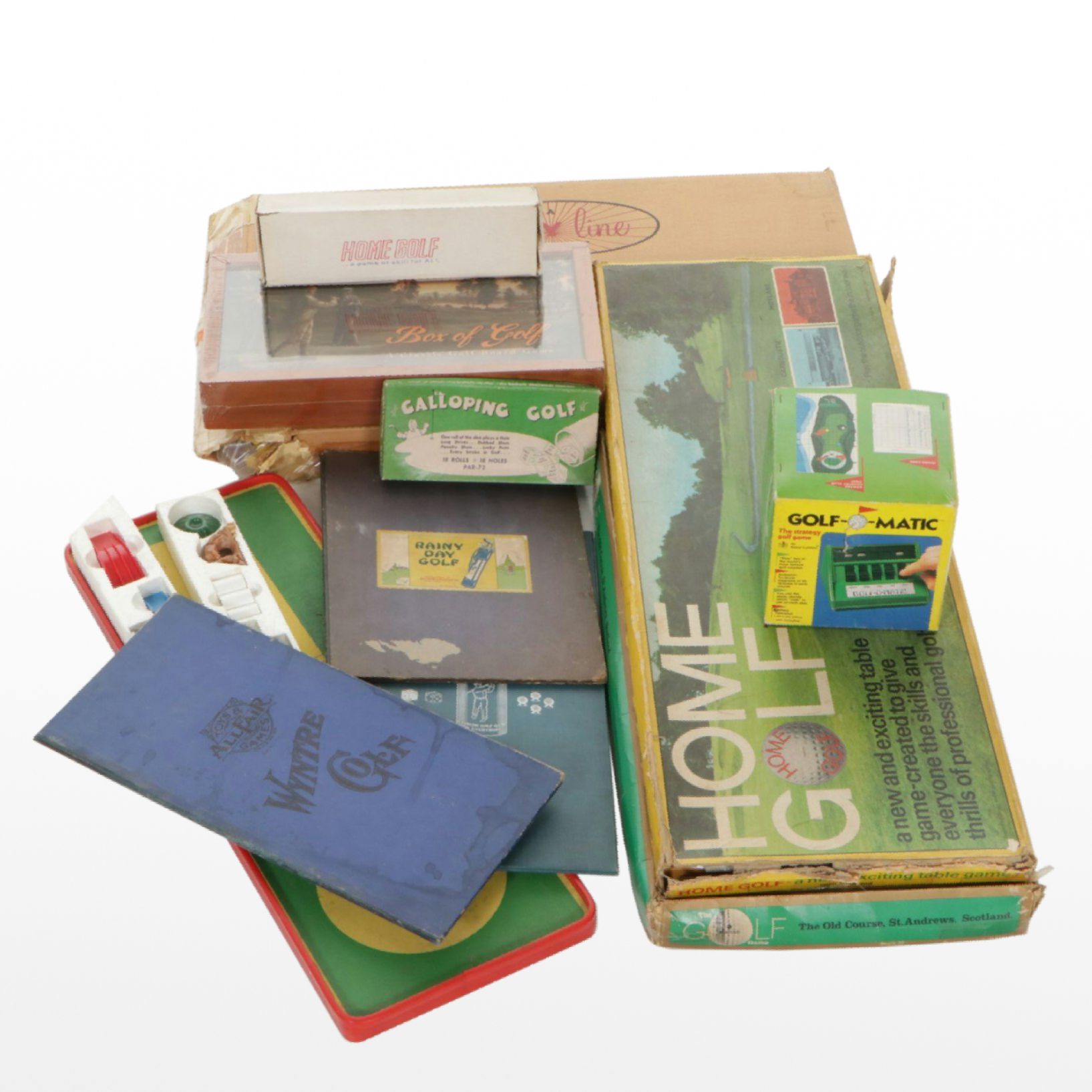 "Golf-O-Matic," "Box of Golf," "The Golf Game" and More Golf Board Games