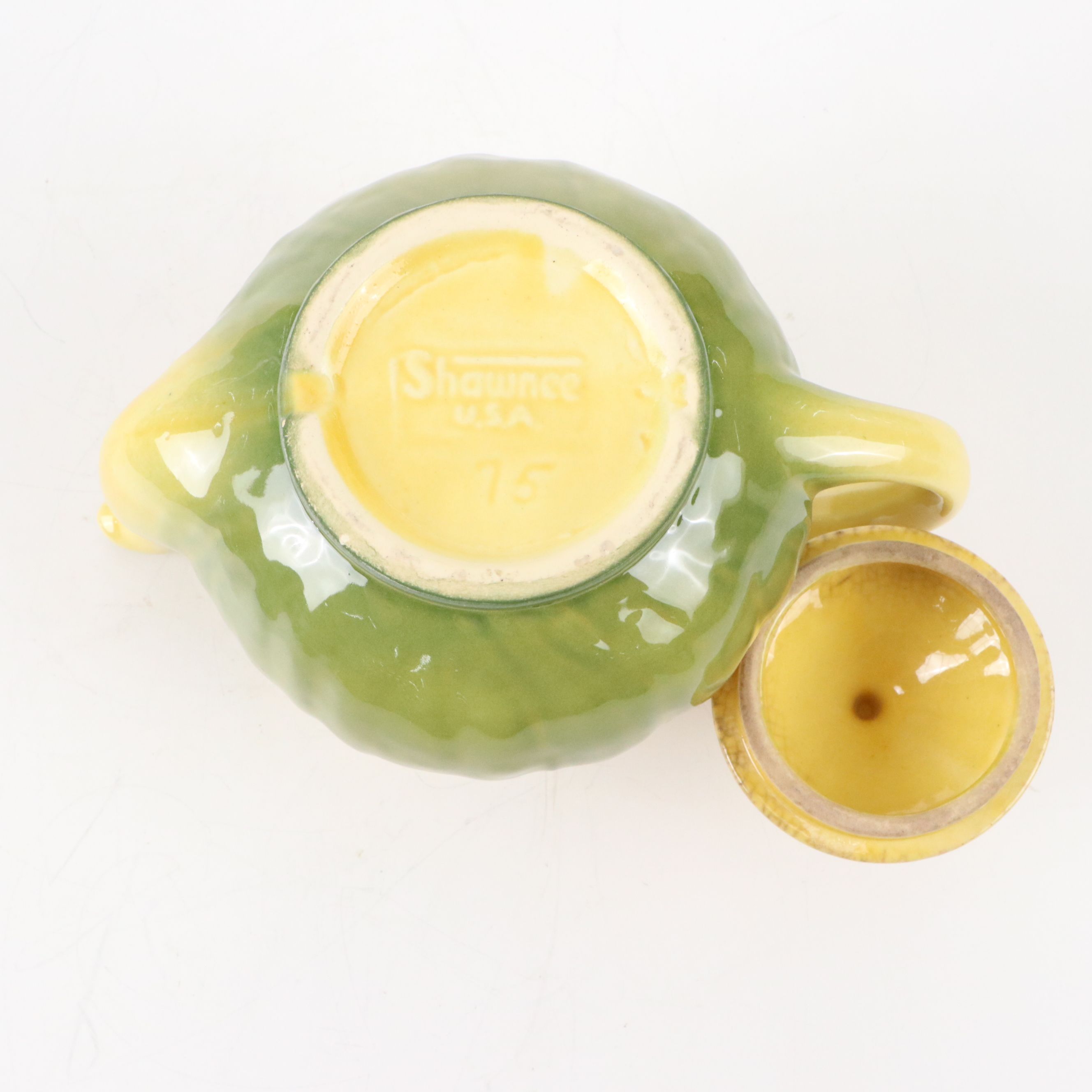 Shawnee "Corn King" Novelty Ceramic Serveware with Cardinal Corn Dish