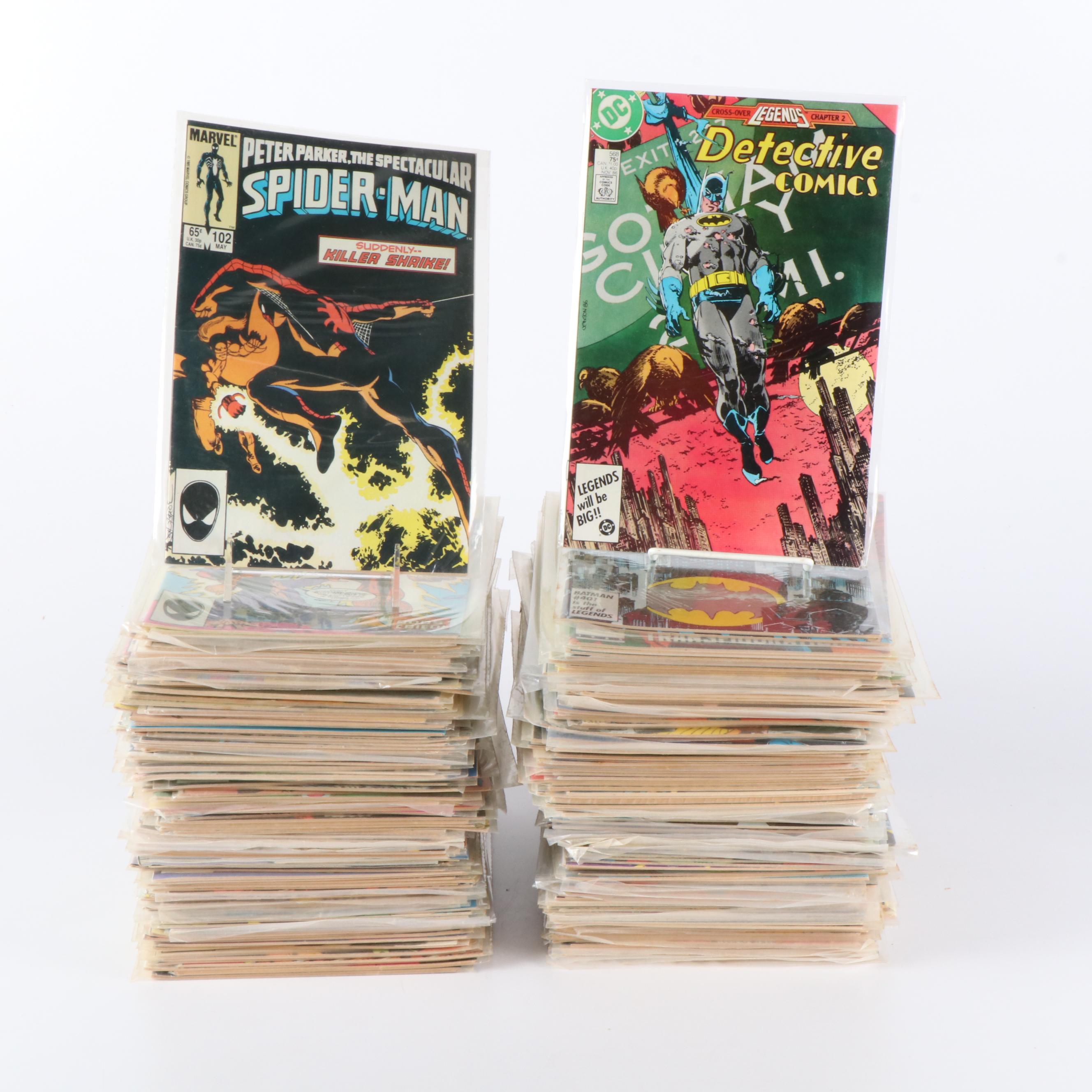 Over 210 Vintage DC and Marvel Comic Books, 1960s to 1980s