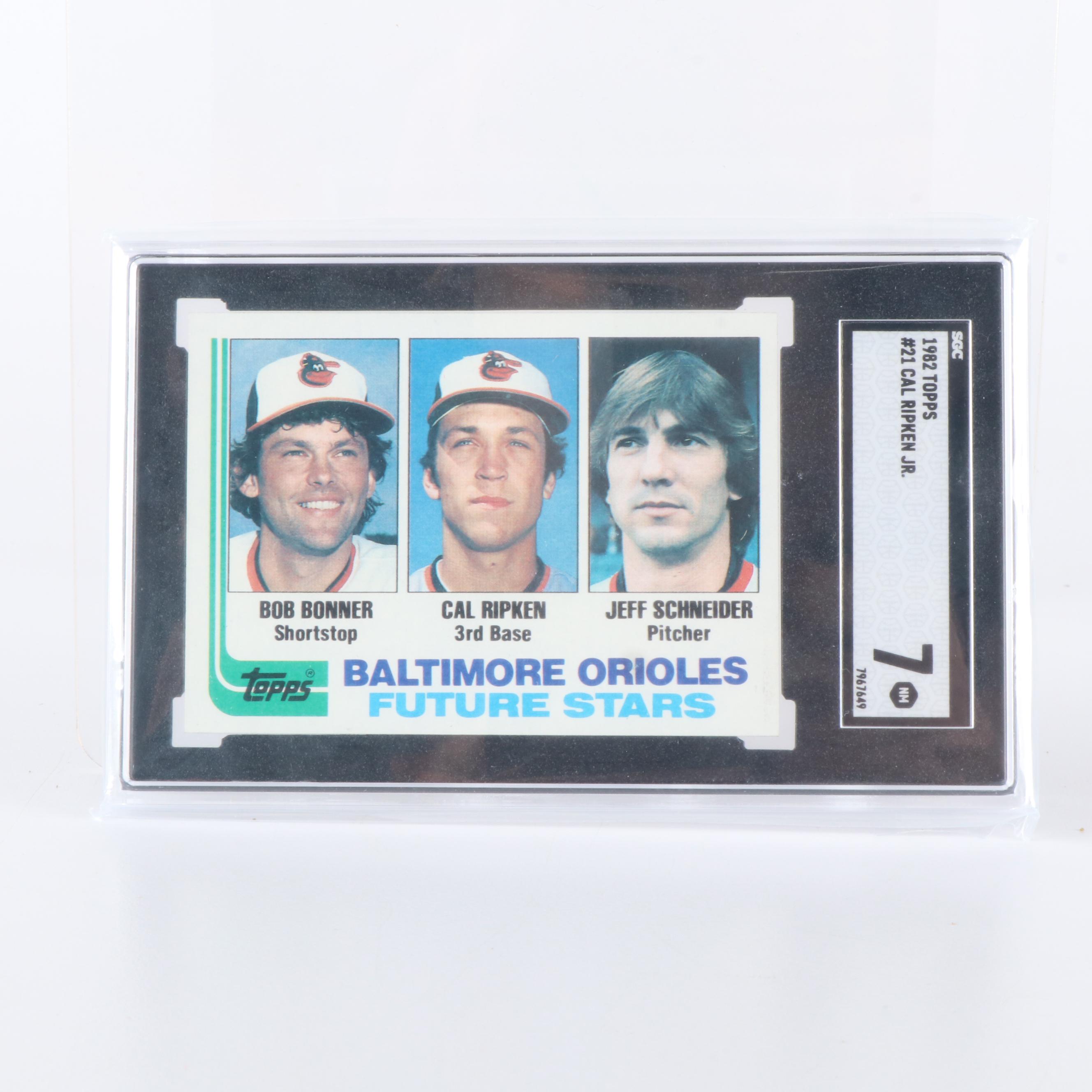 Cal Ripken Jr. SGC Graded Baseball Cards Featuring Rookie and More