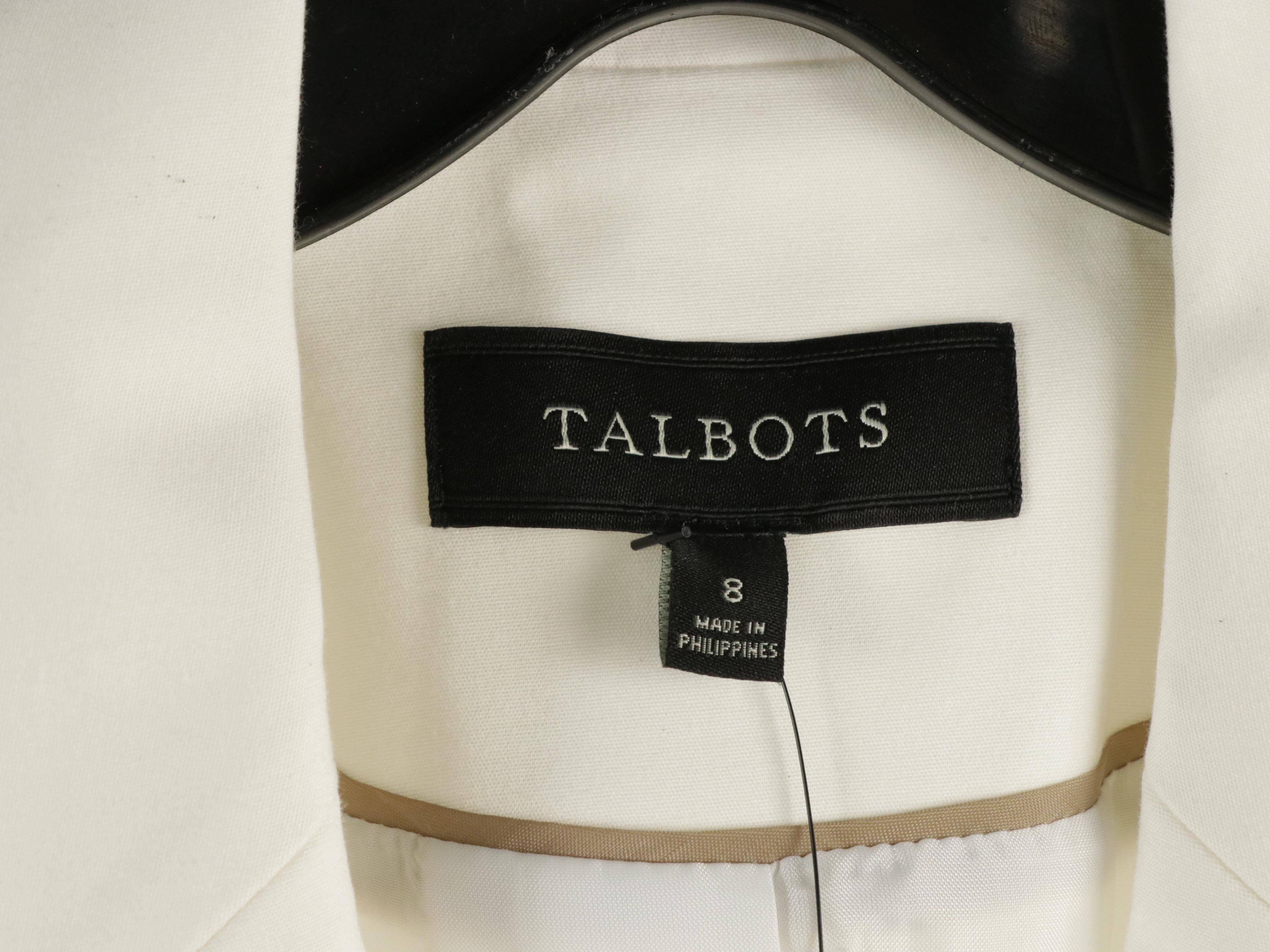 Ann Taylor Flared Skirt and Silk Lined Blouse with Talbots Blazer, Jacket & Tops