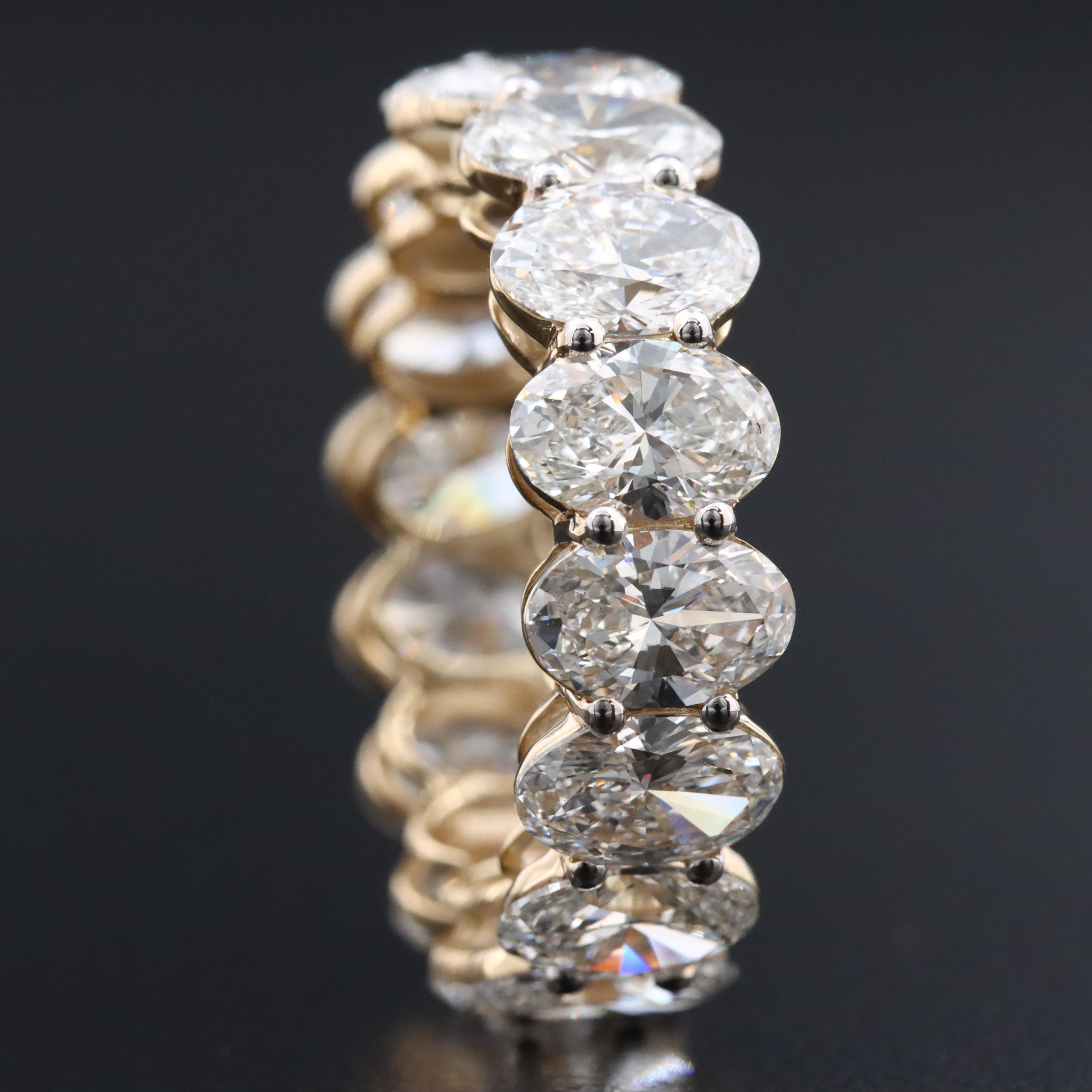 14K 8.14 CTW Lab Grown Diamond Eternity Band