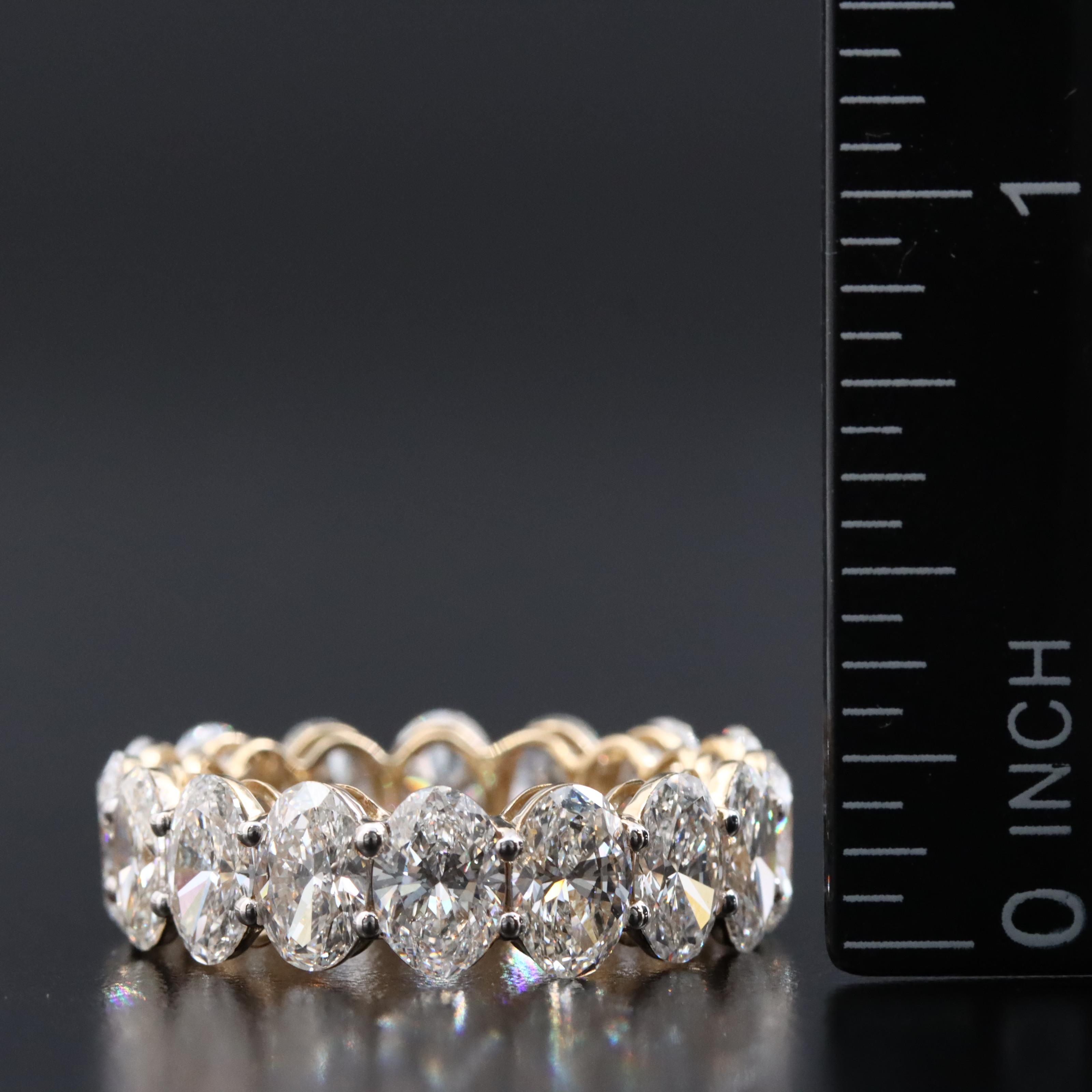 14K 8.14 CTW Lab Grown Diamond Eternity Band