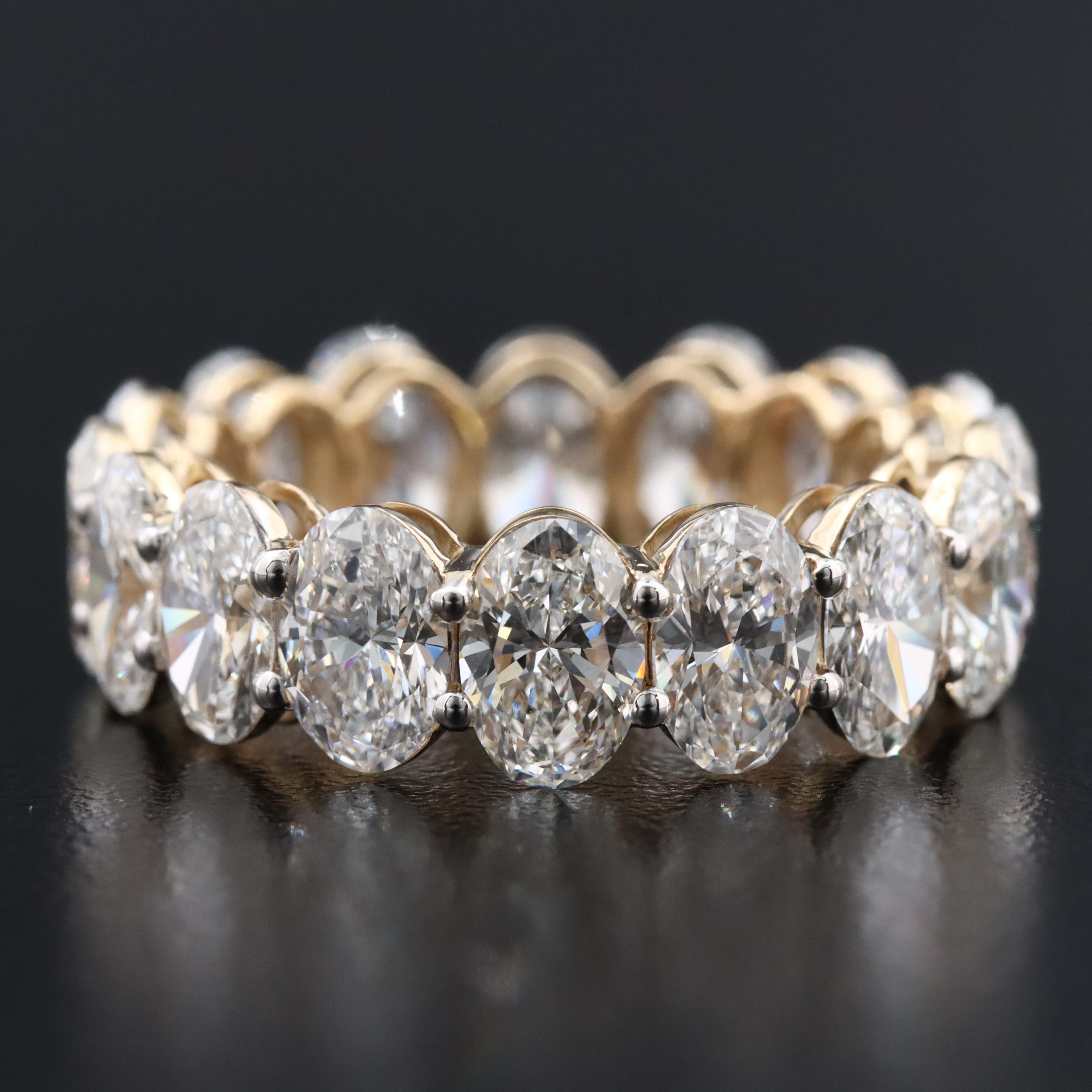14K 8.14 CTW Lab Grown Diamond Eternity Band