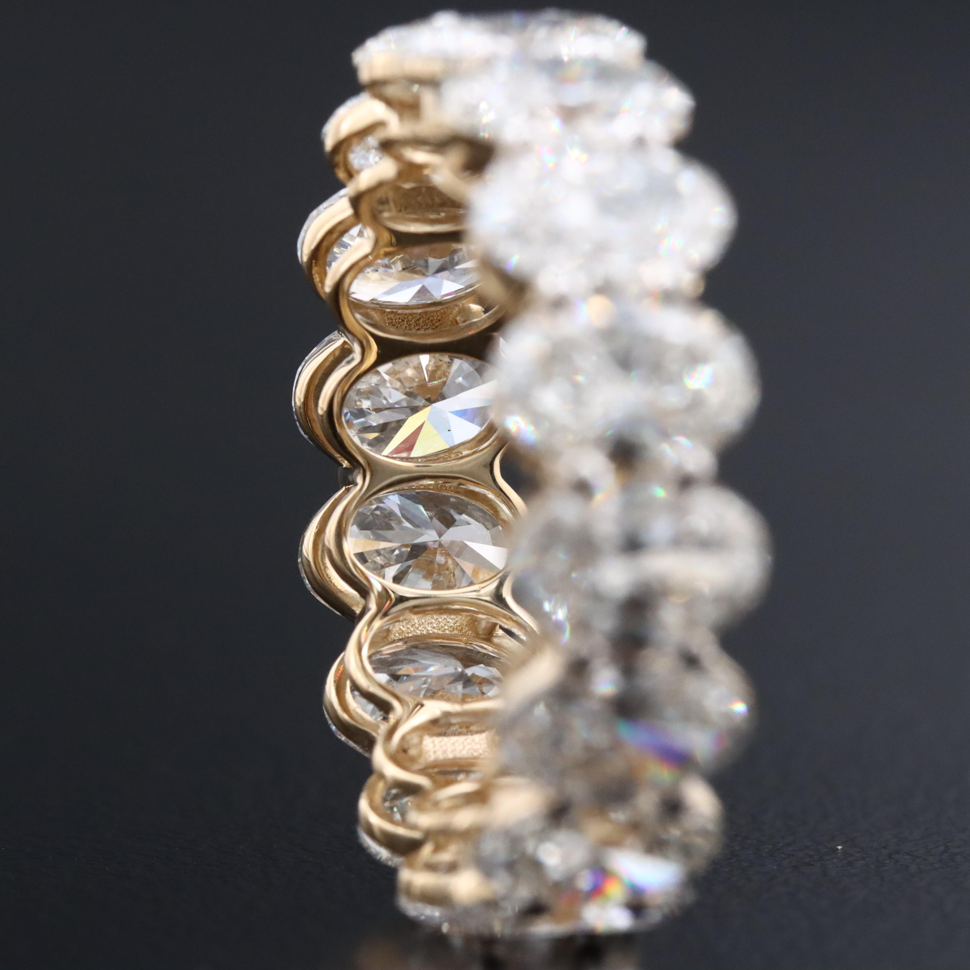 14K 8.14 CTW Lab Grown Diamond Eternity Band
