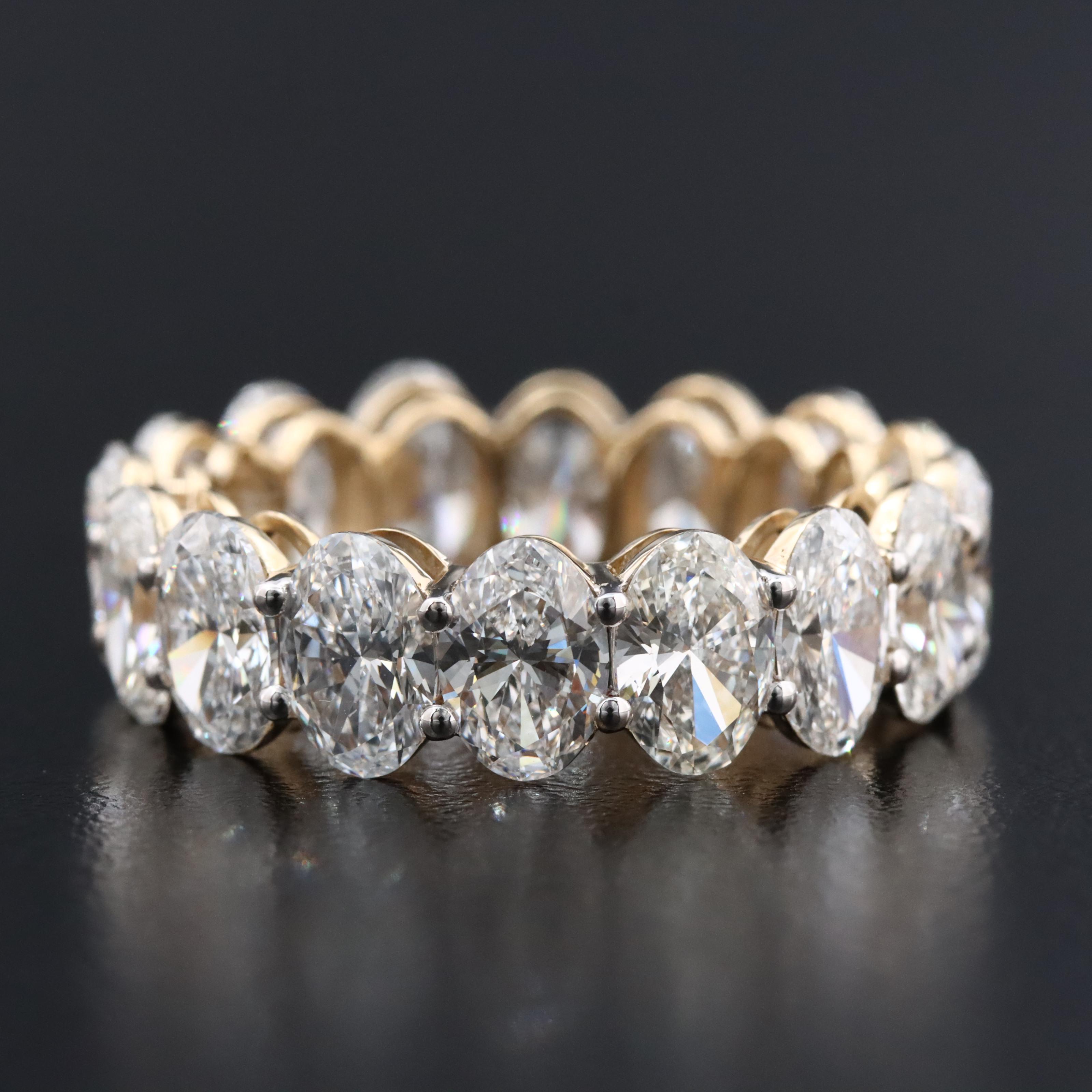 14K 8.14 CTW Lab Grown Diamond Eternity Band