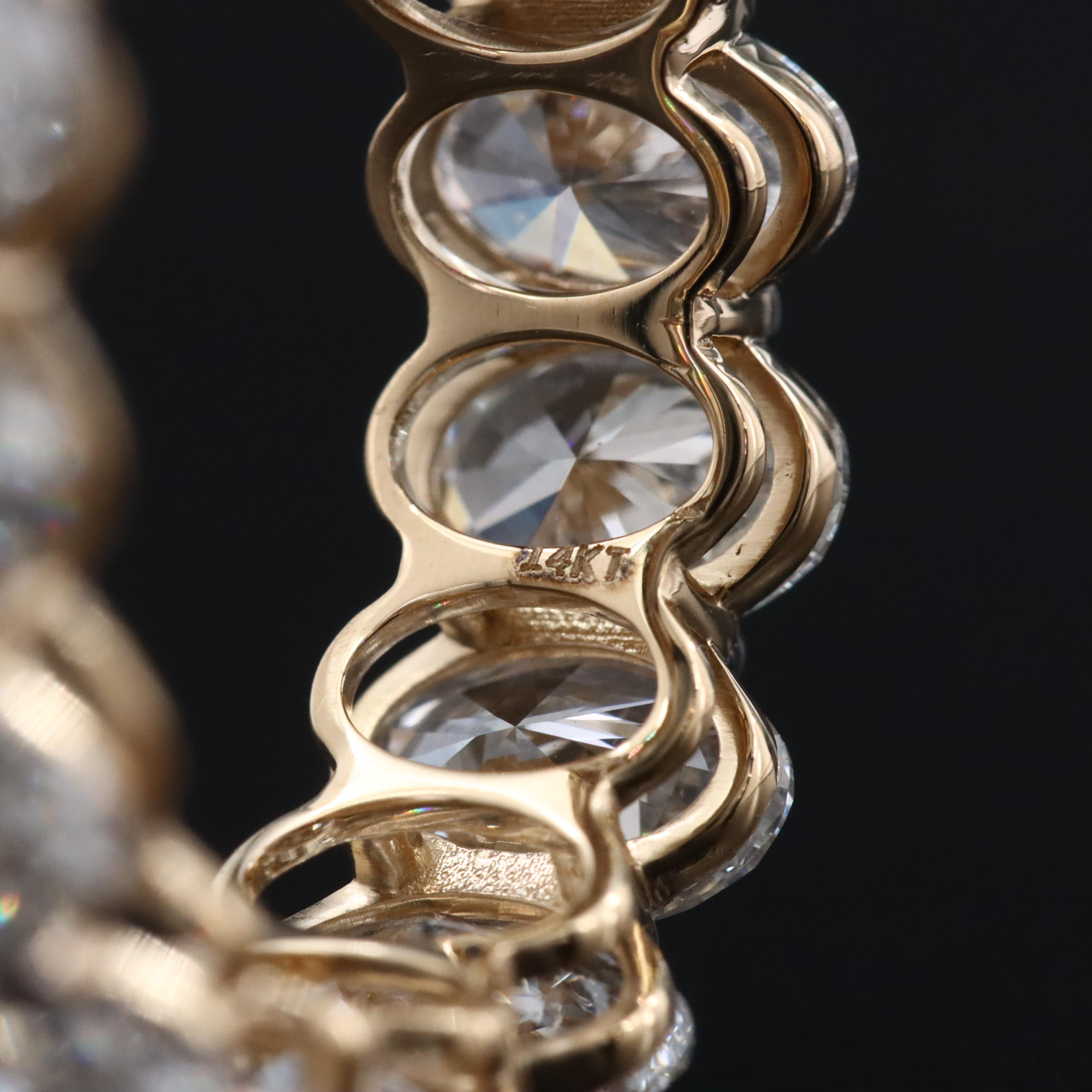 14K 8.14 CTW Lab Grown Diamond Eternity Band