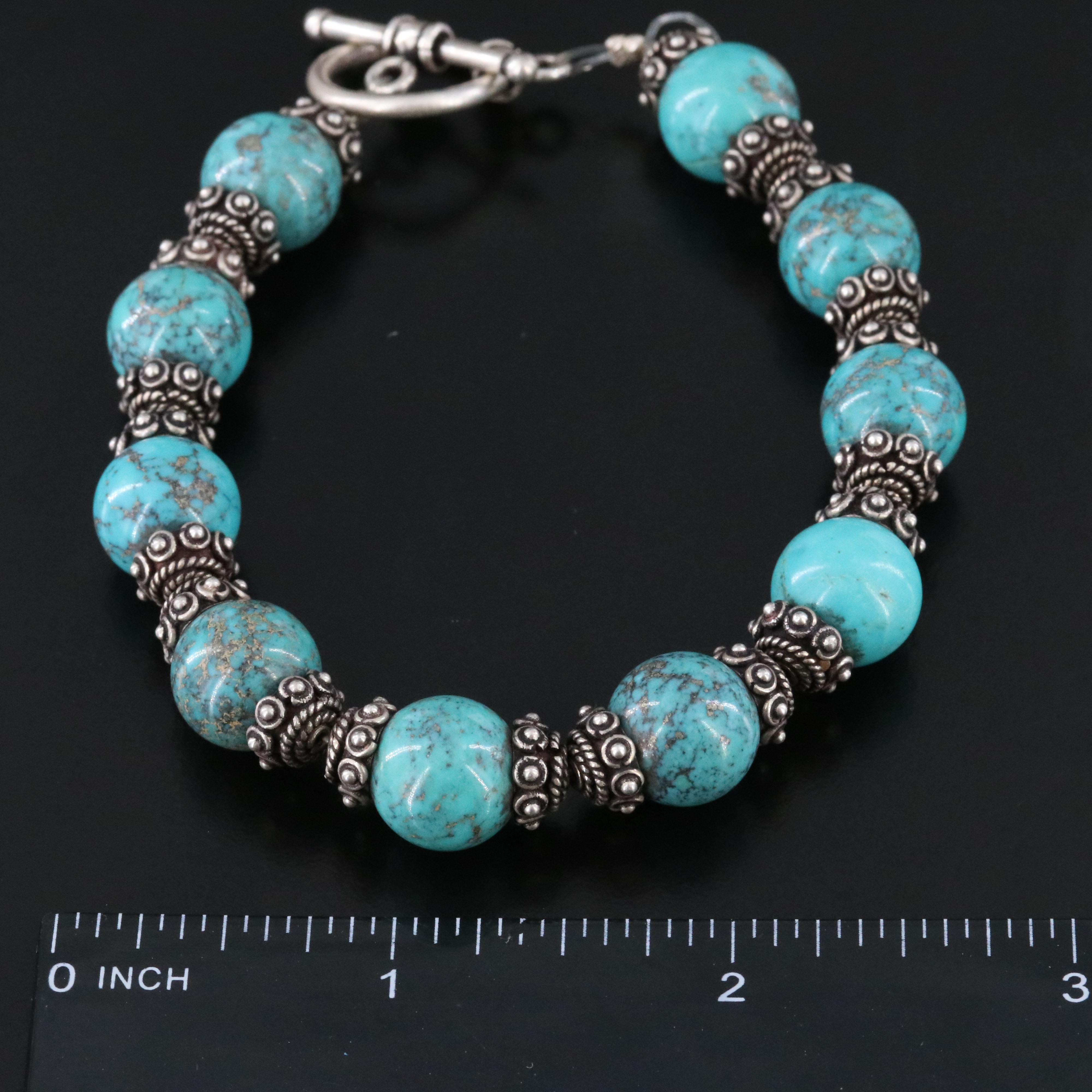 Turquoise Beaded Necklace and Bracelet