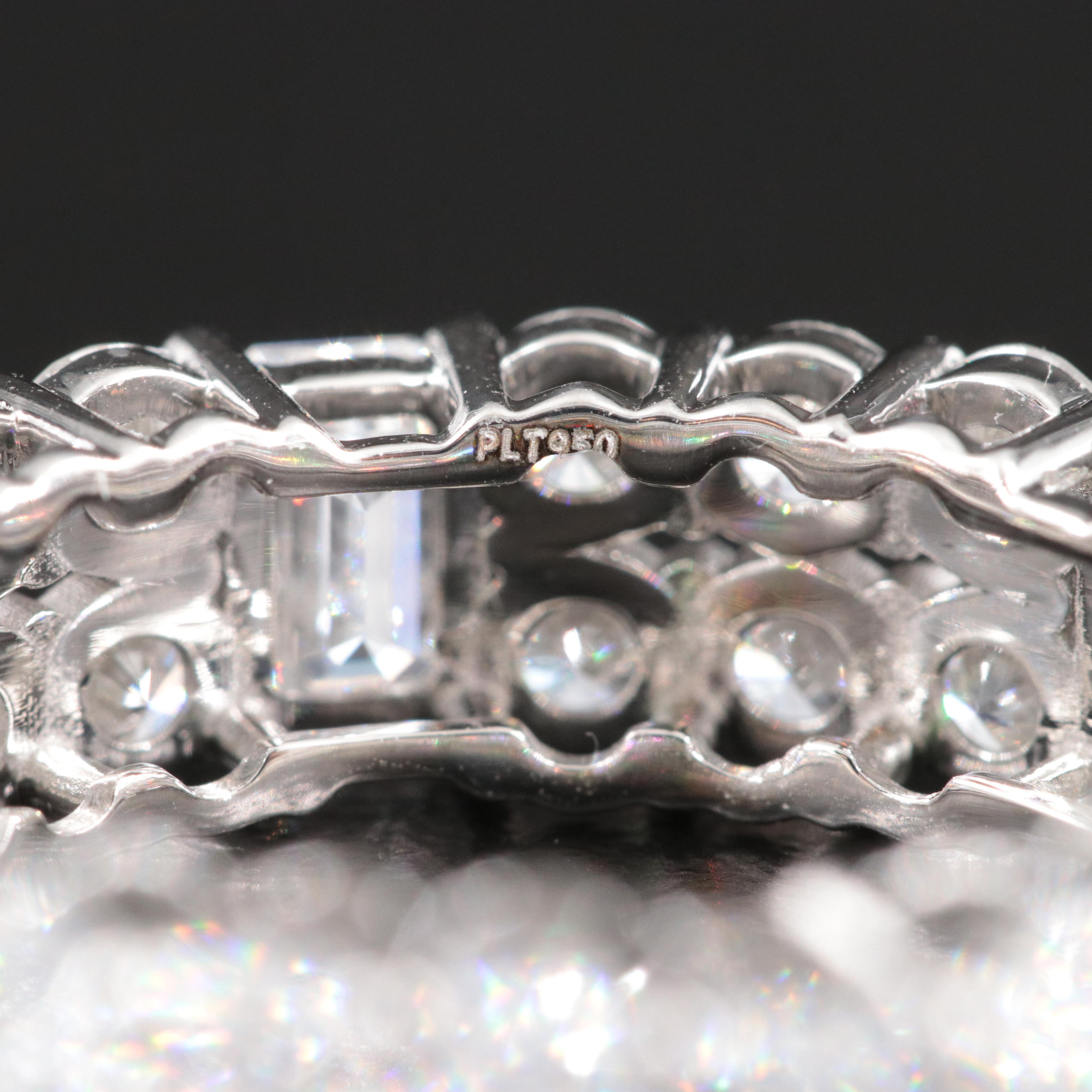 Platinum 6.50 CTW Lab Grown Diamond Eternity Band