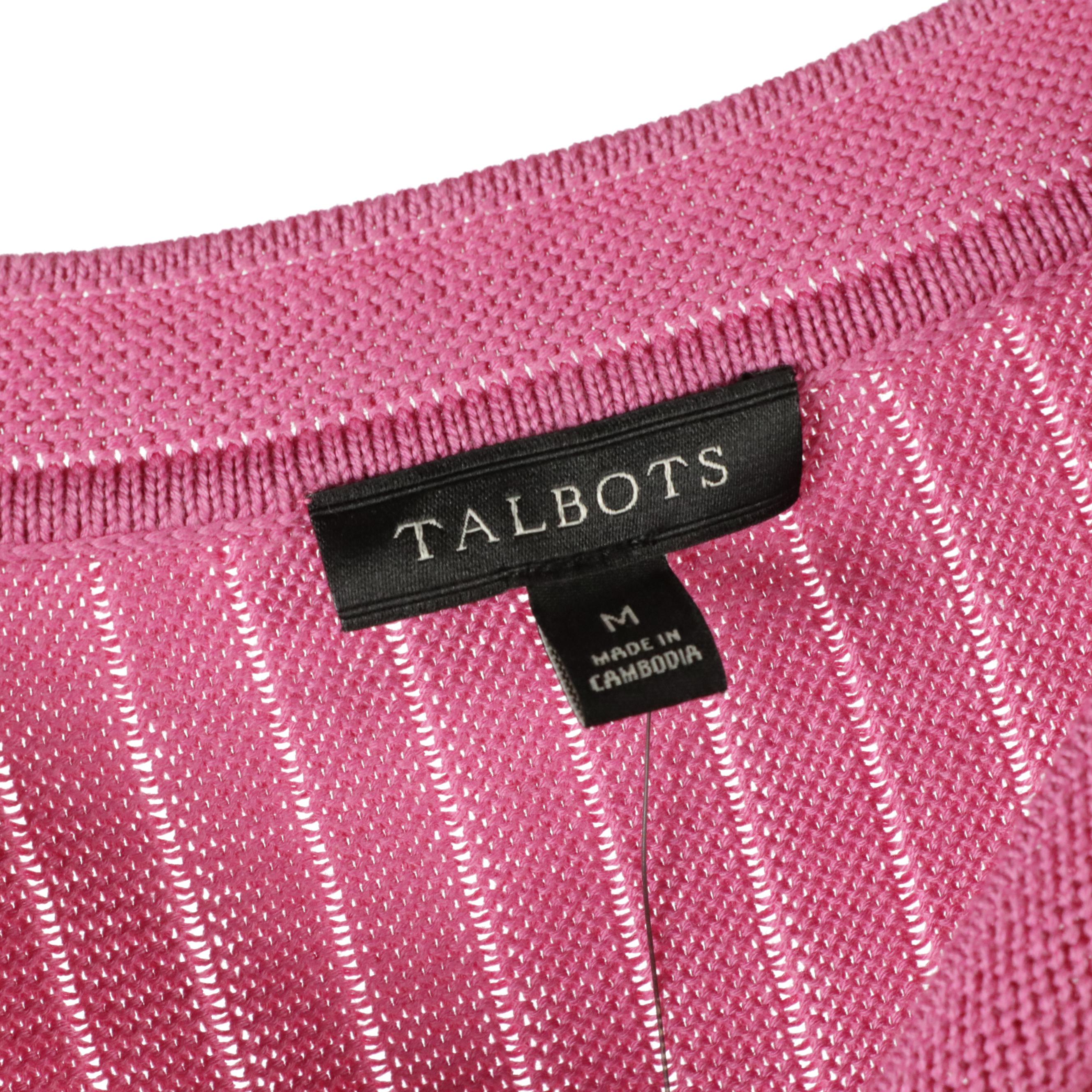 Talbots Pink Linen and Navy Blue Blazers, "Chelsea" Pants, Sweater and More