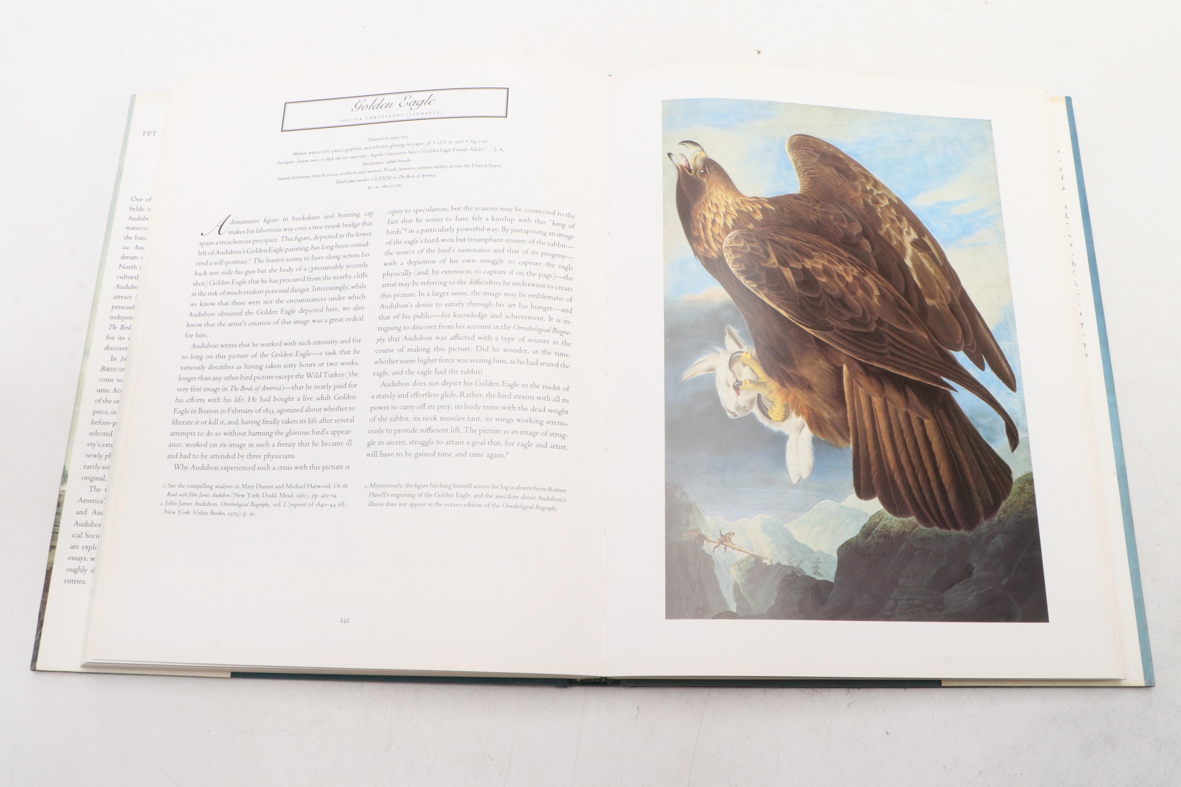First Printing "John James Audubon: Watercolors for The Birds of America," 1993