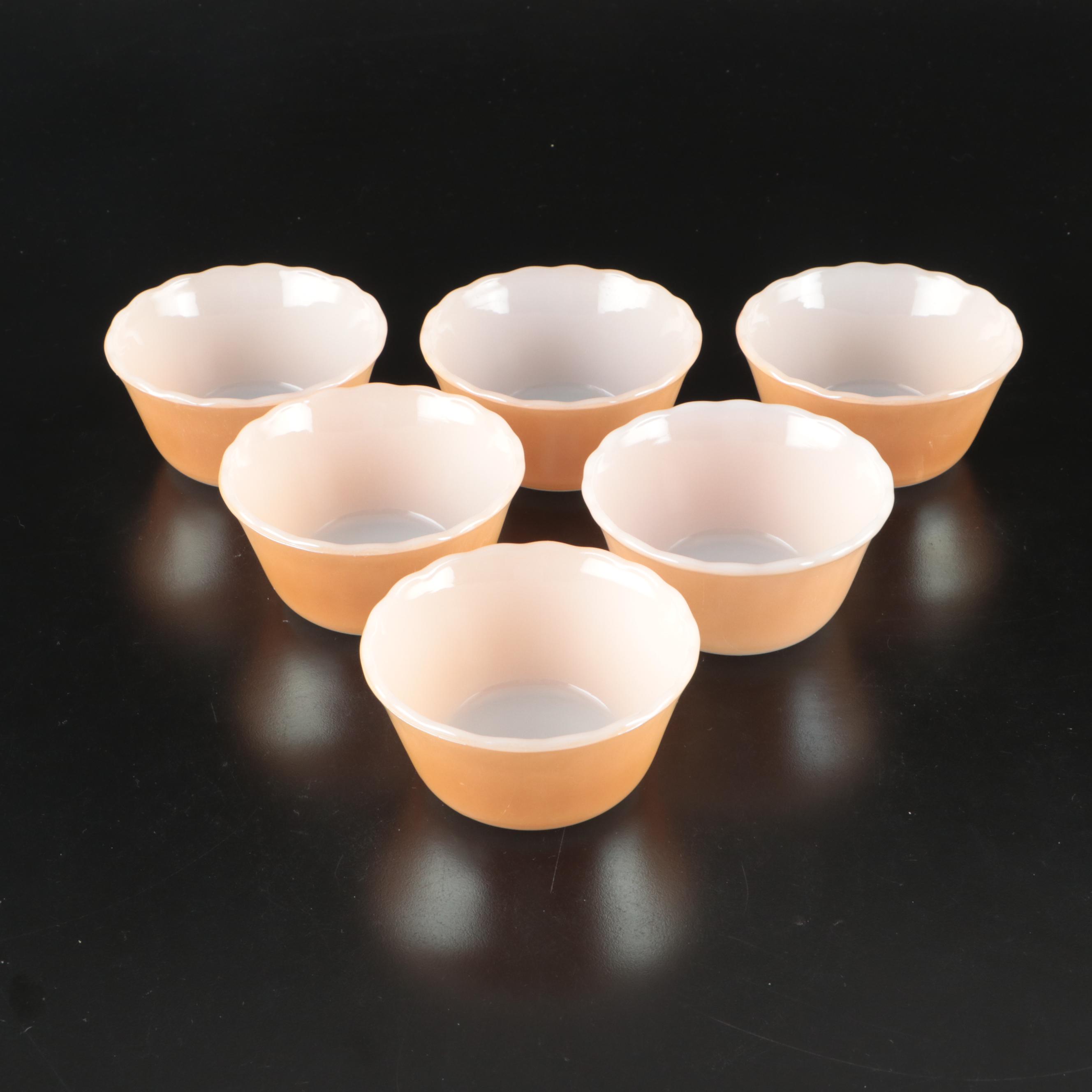 Anchor Hocking Fire-King Peach Luster with Other Bakeware and Tumblers