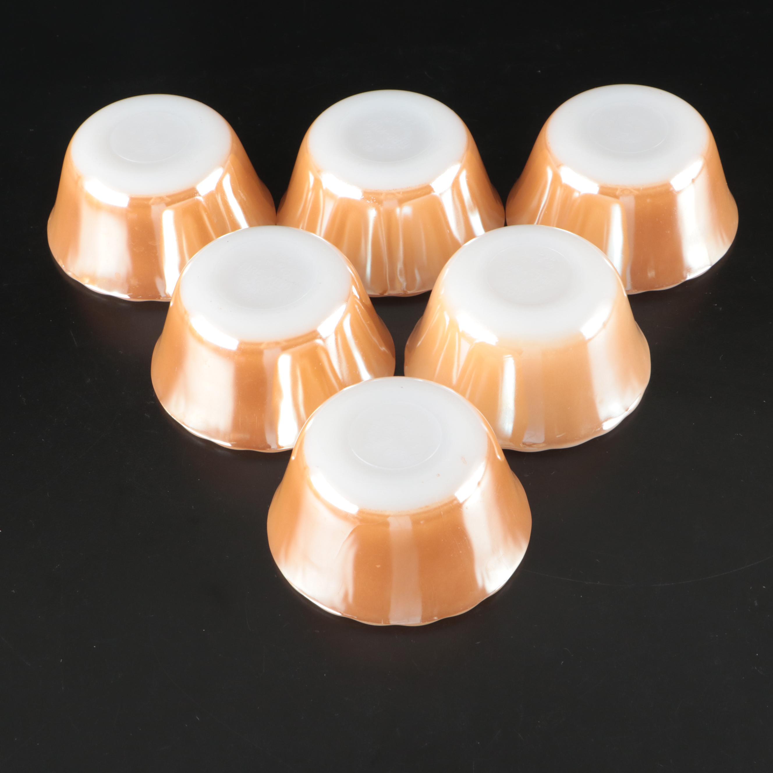 Anchor Hocking Fire-King Peach Luster with Other Bakeware and Tumblers