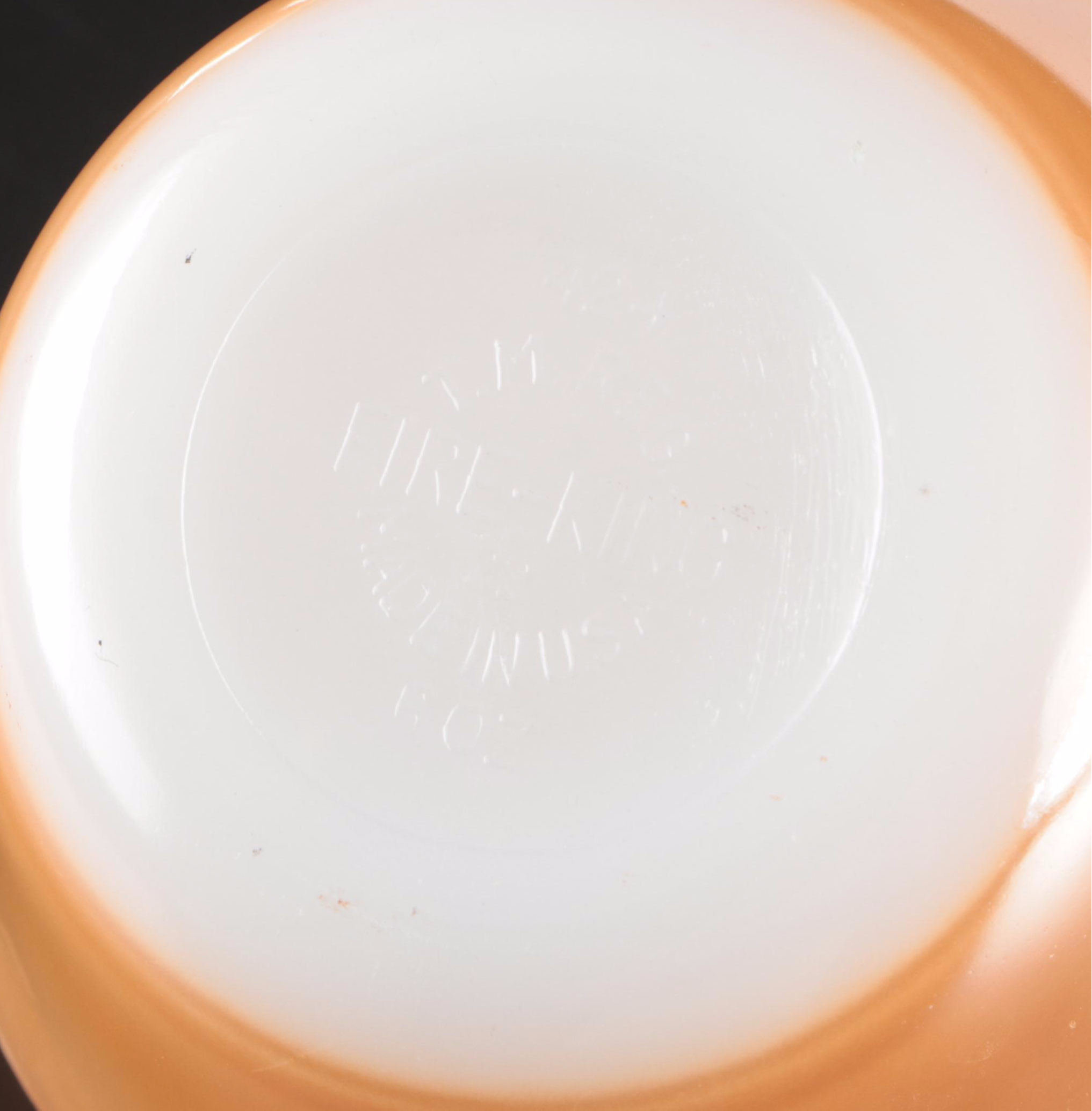 Anchor Hocking Fire-King Peach Luster with Other Bakeware and Tumblers