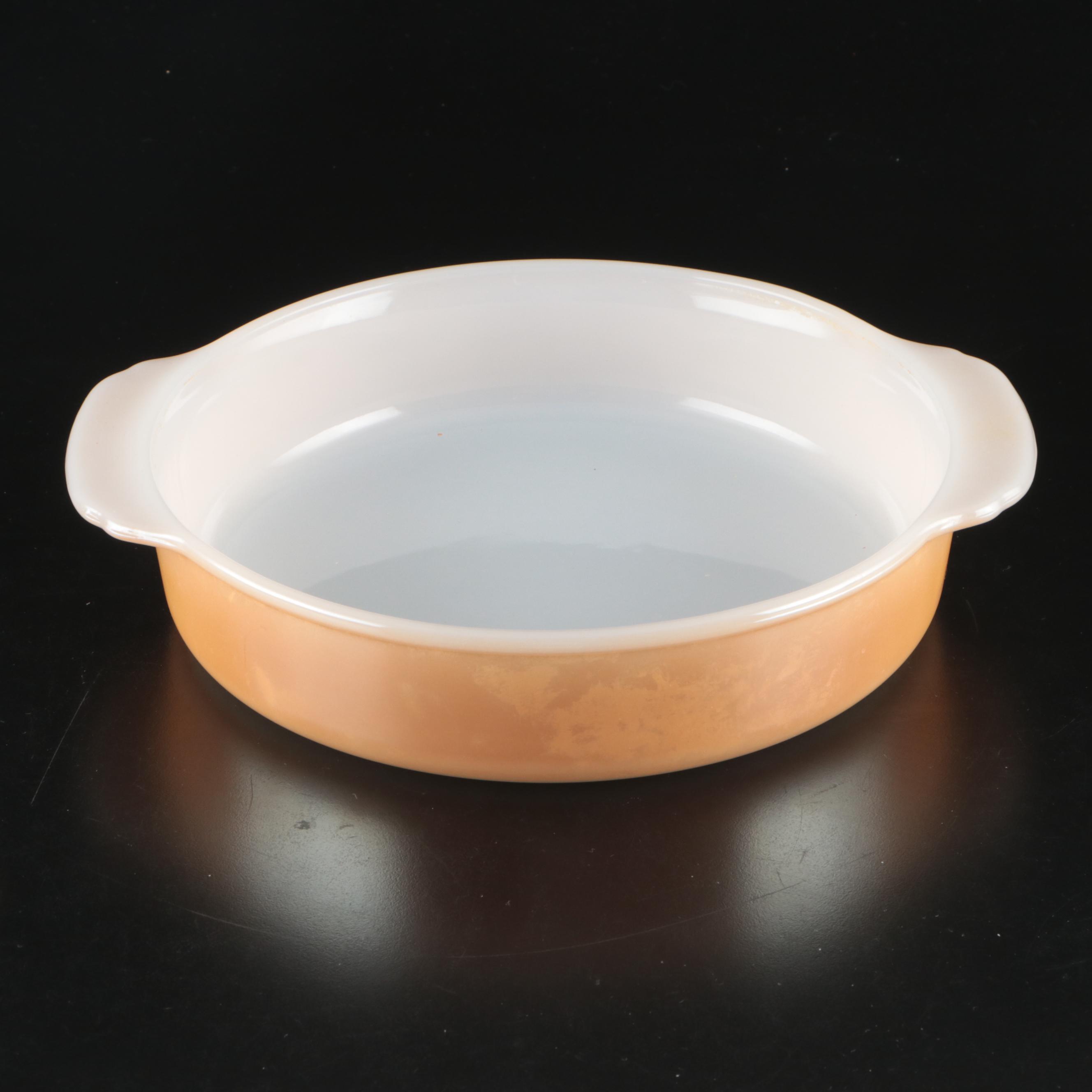 Anchor Hocking Fire-King Peach Luster with Other Bakeware and Tumblers