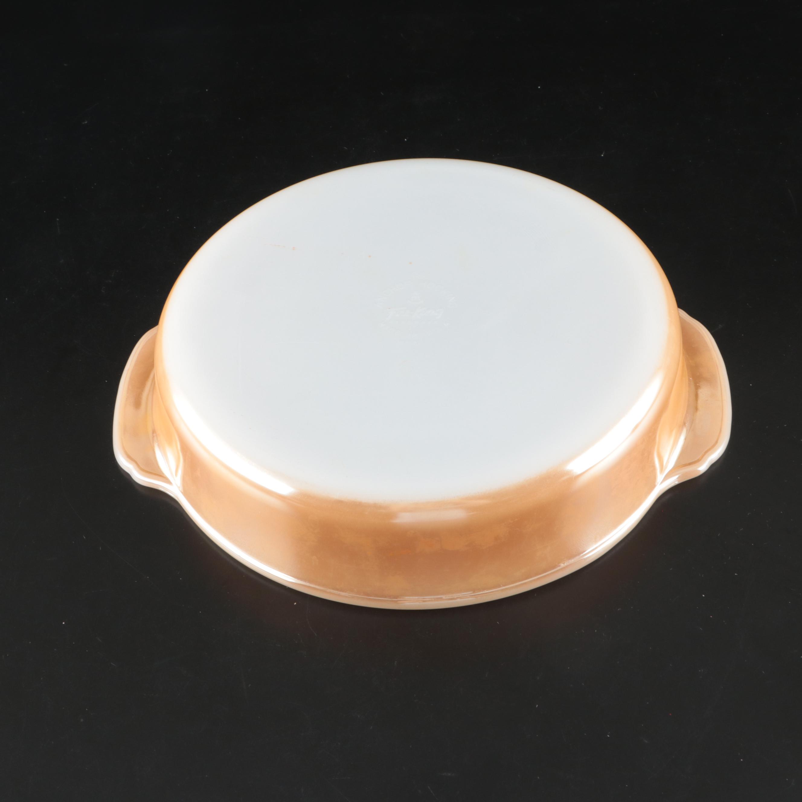 Anchor Hocking Fire-King Peach Luster with Other Bakeware and Tumblers