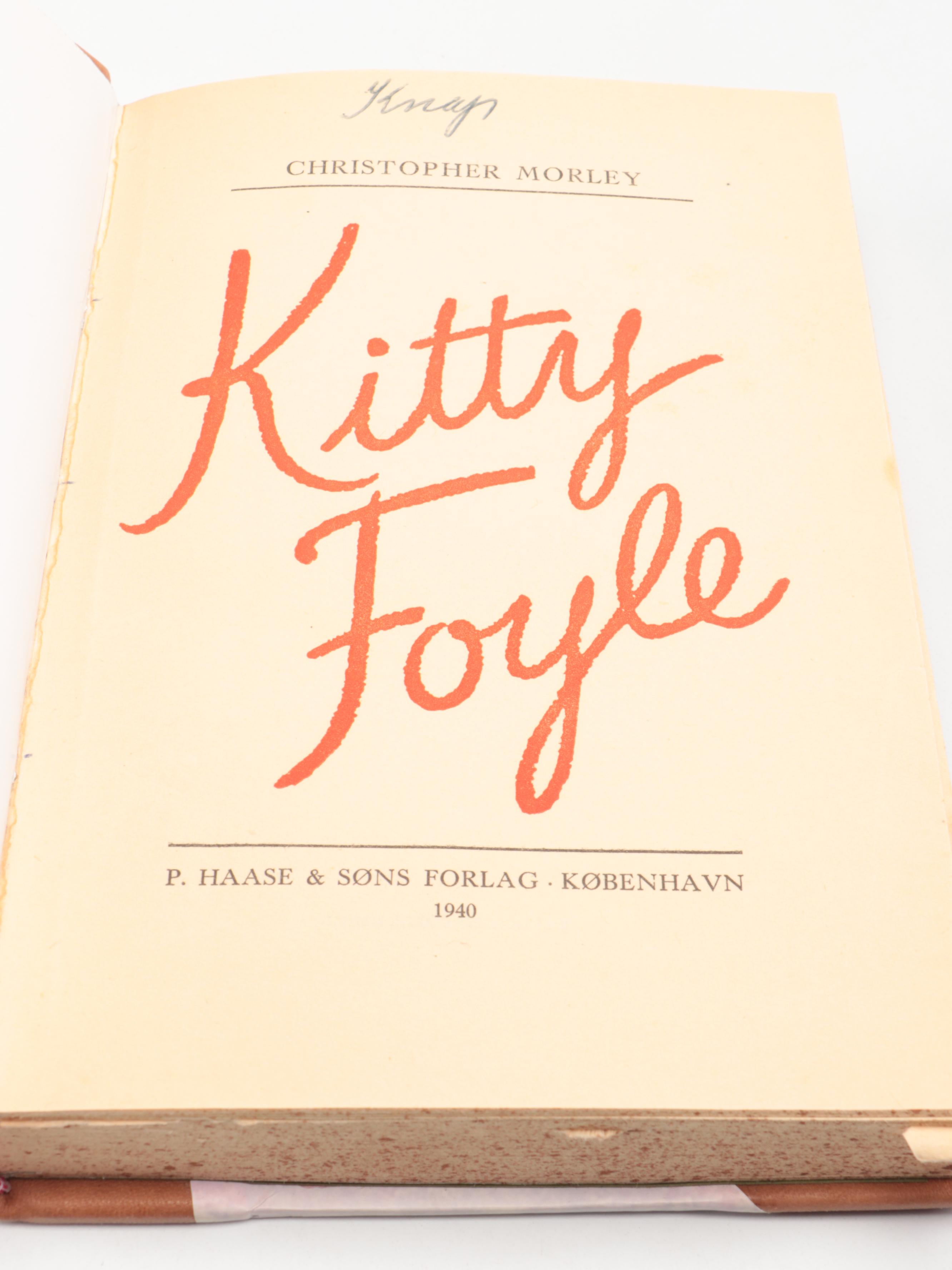 "Vejen Frem," "Kitty Foyle," and More Vintage Fiction and Nonfiction