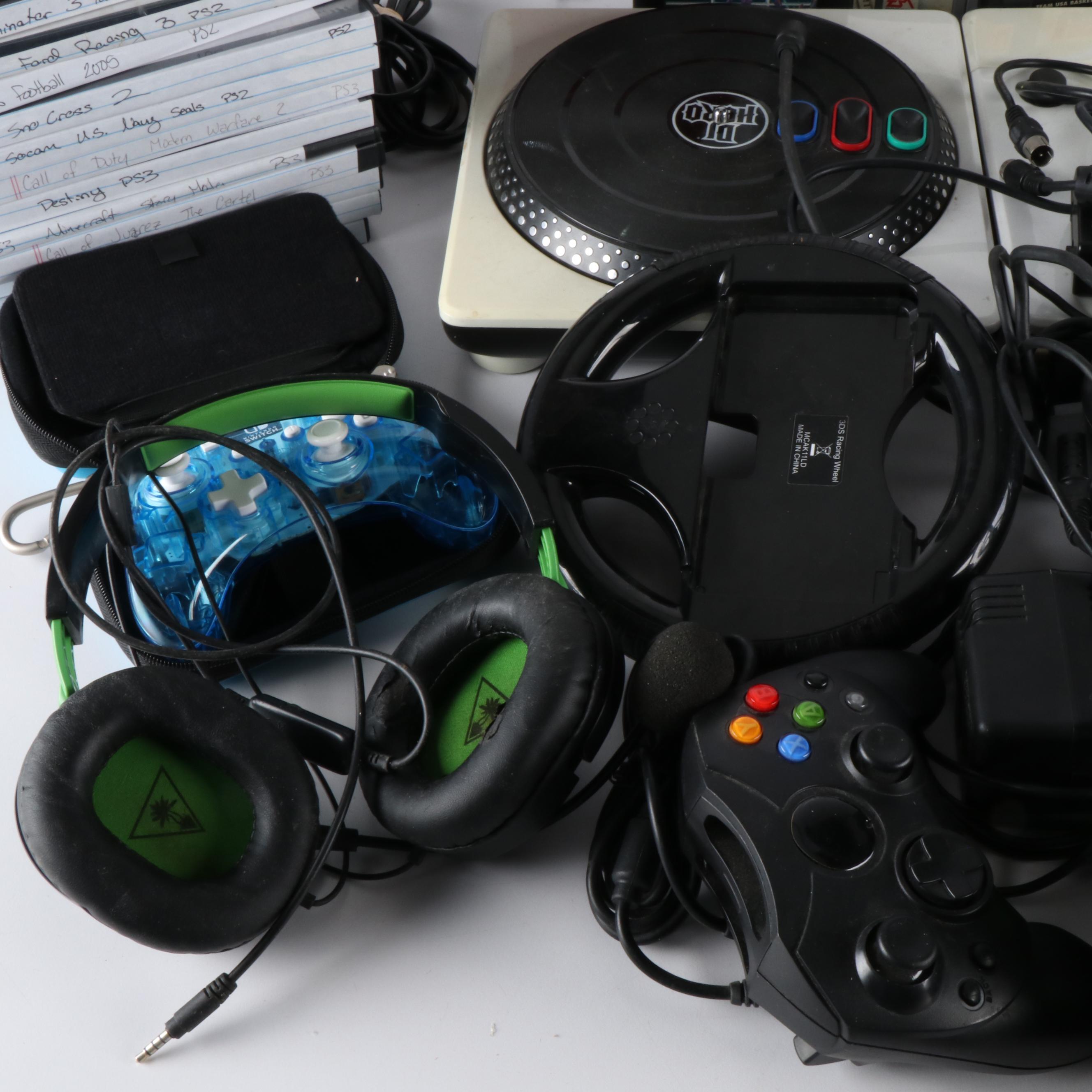 Sega Genesis Console with PlayStation Video Games and More